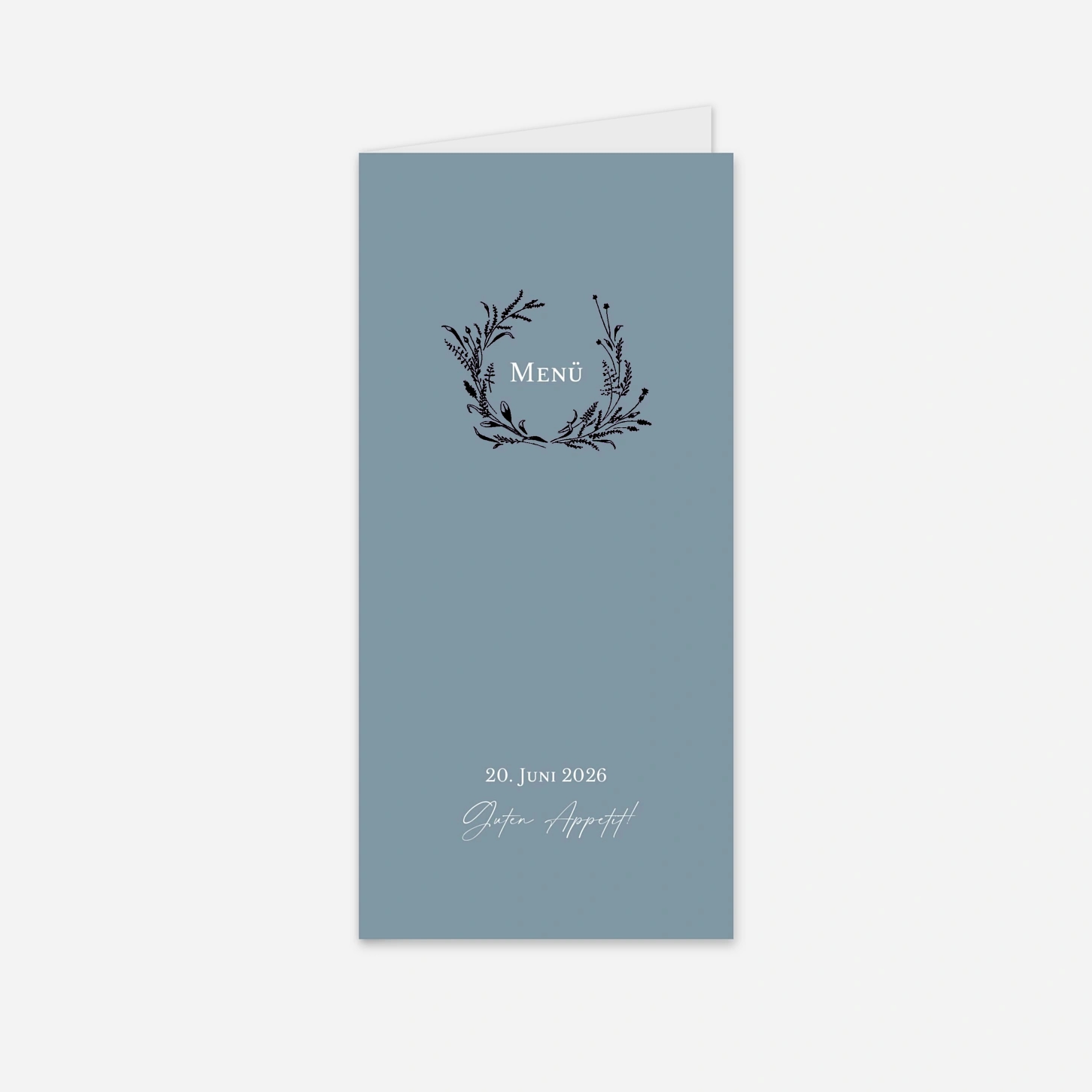 Menükarte Hochzeit Frühlingsversprechen