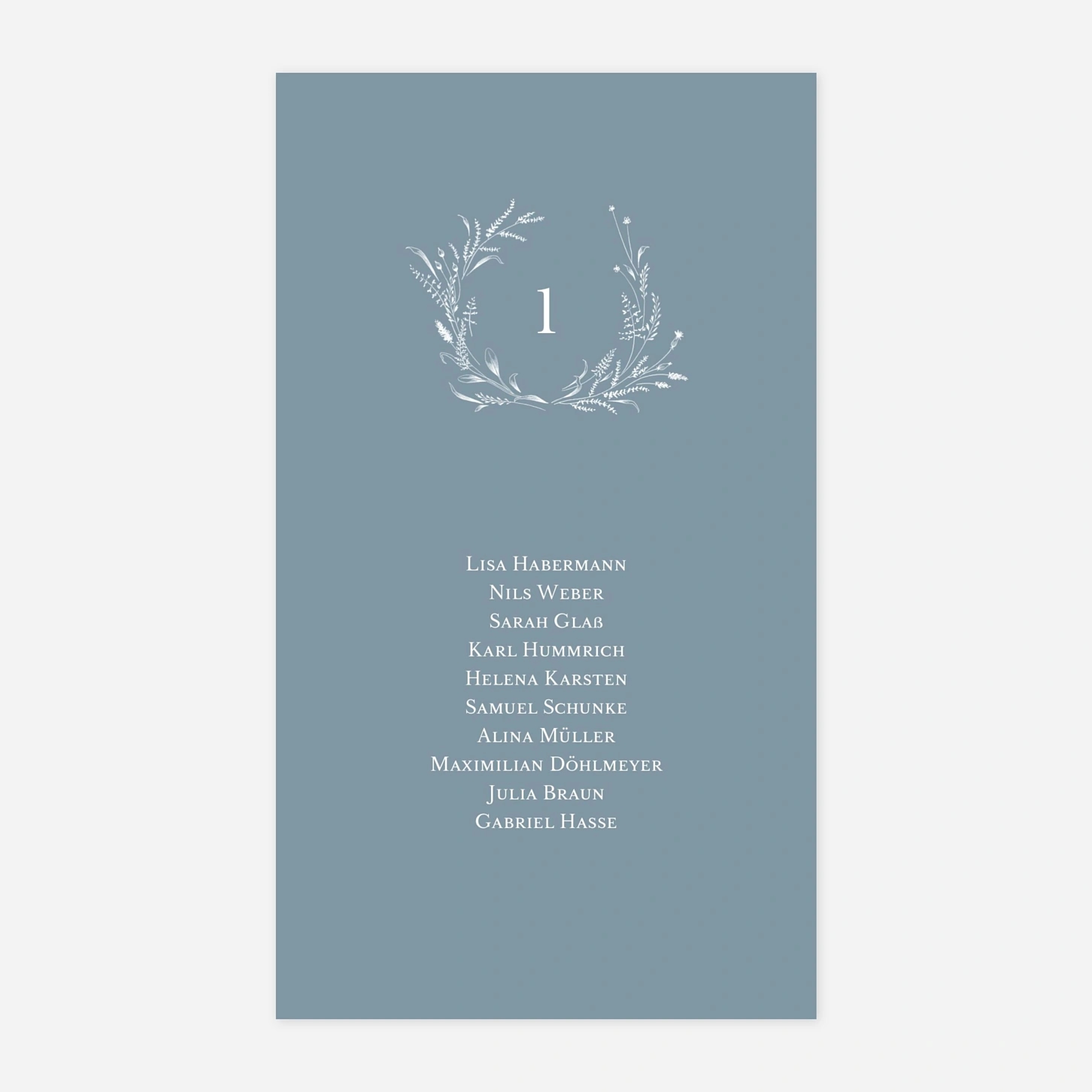 Gruppentischkarte Frühlingsversprechen