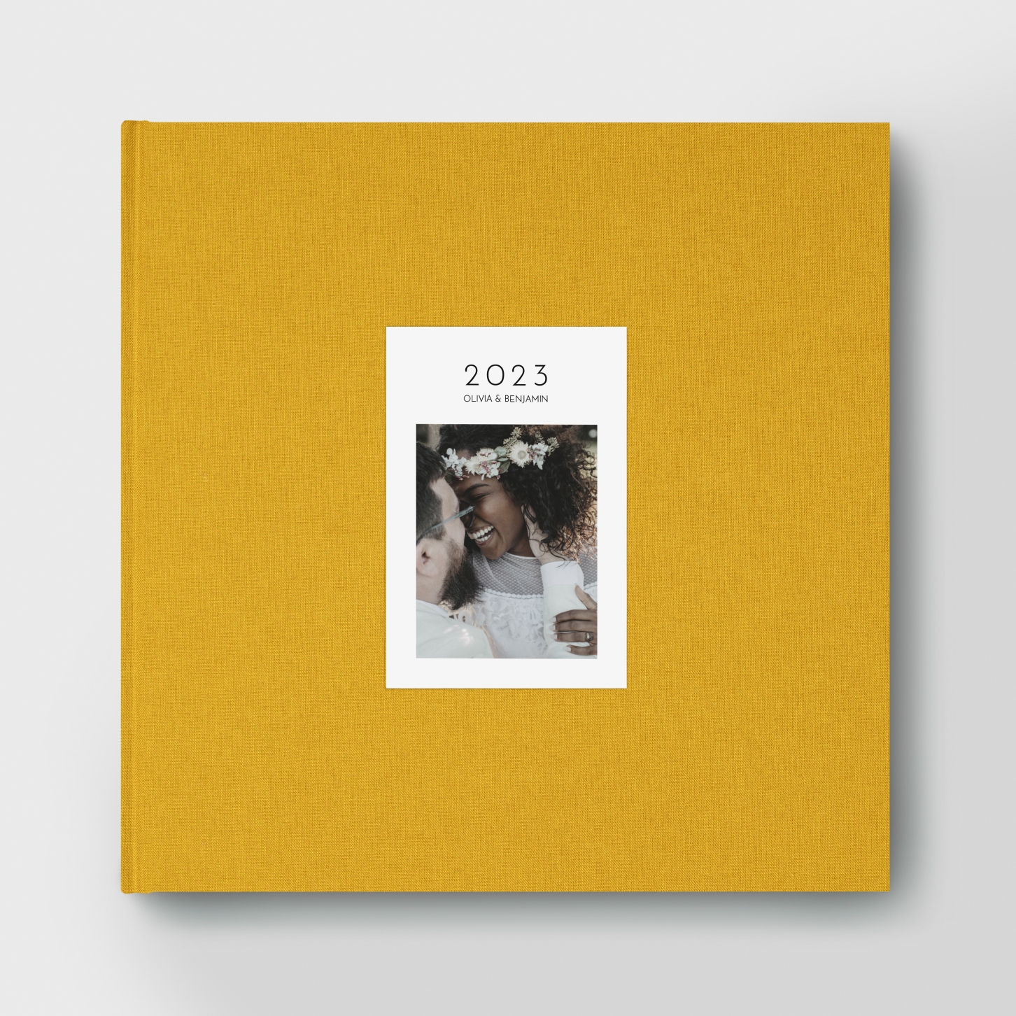 Fotobuch mit Stoffeinband Fotoprägung