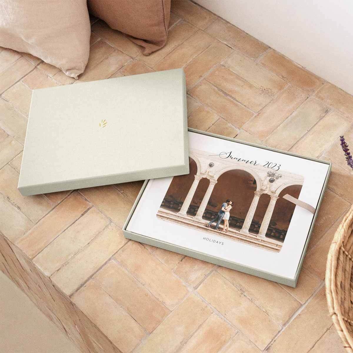 Geschenkbox Fotobuch Geschenkbox Quer