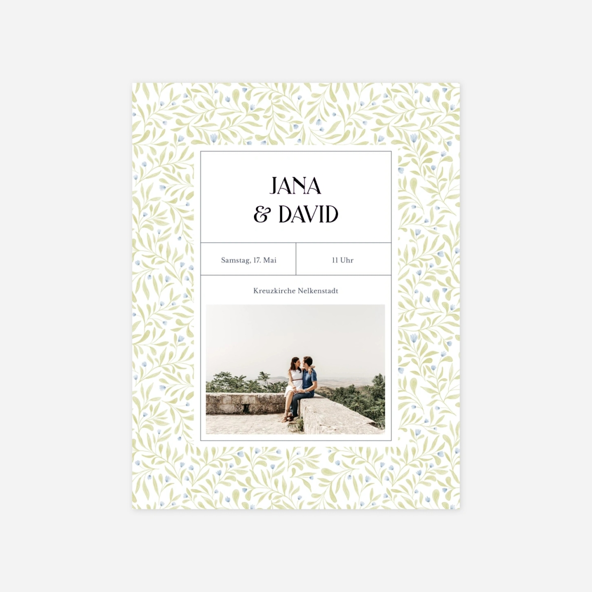 Hochzeitseinladung Garten der Liebe