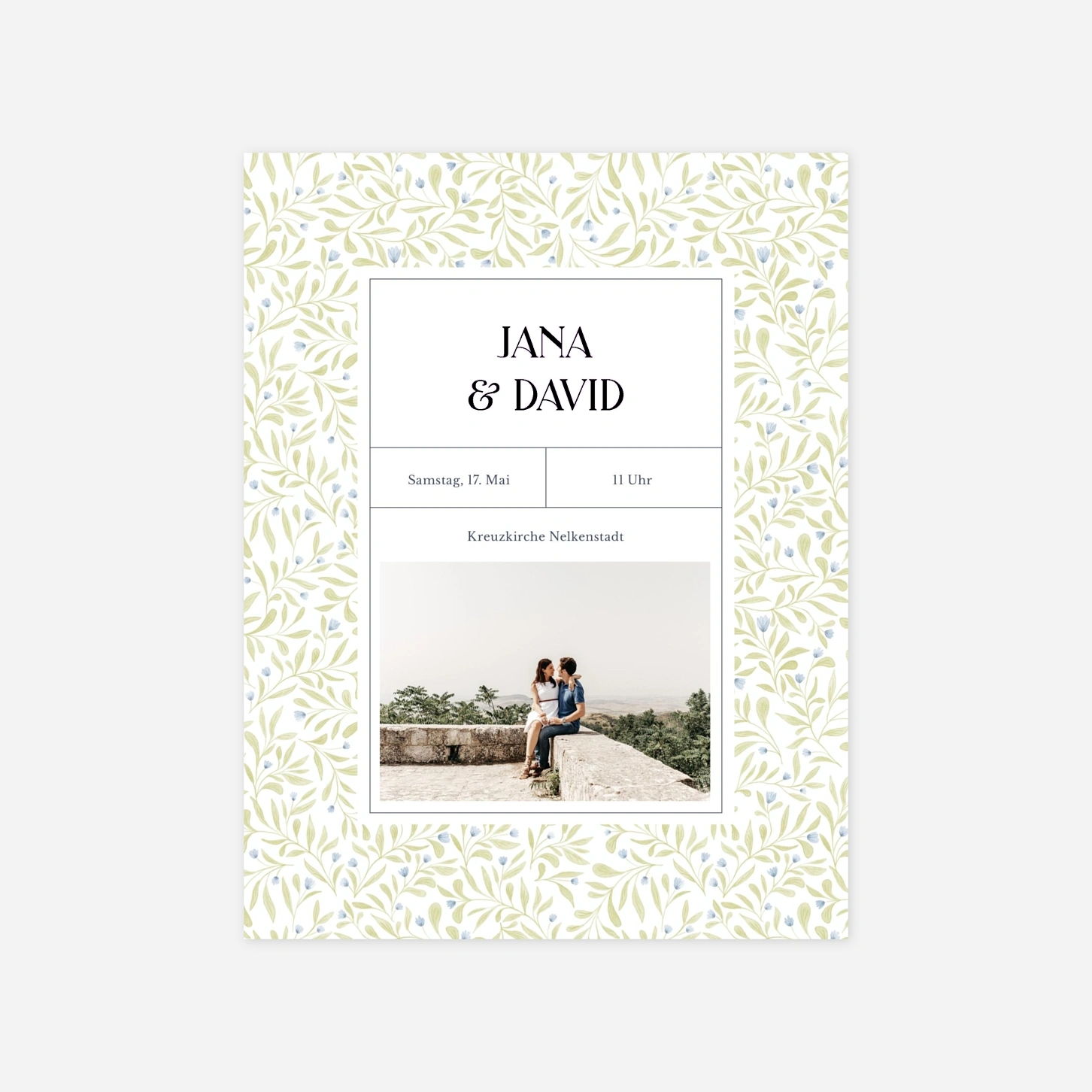 Hochzeitseinladung Garten der Liebe