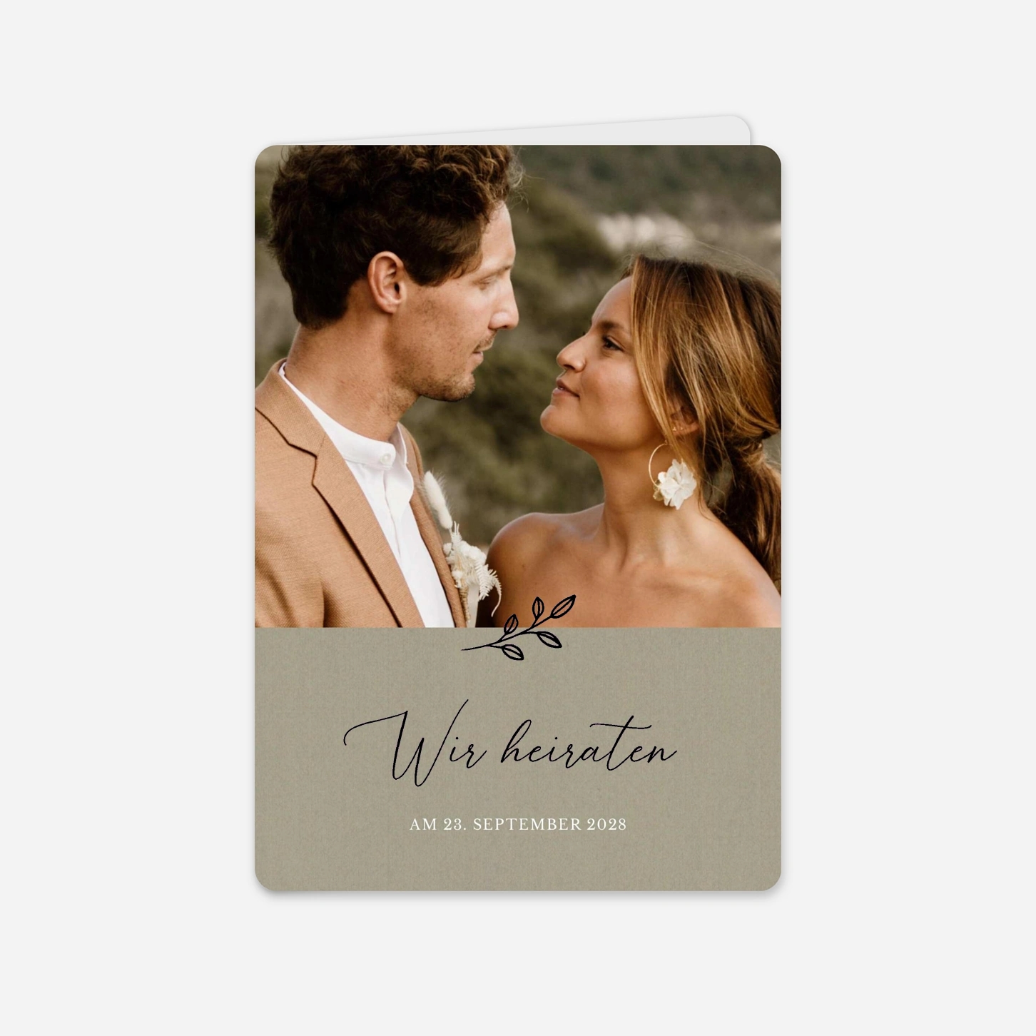 Hochzeitseinladung Glanz der Natur