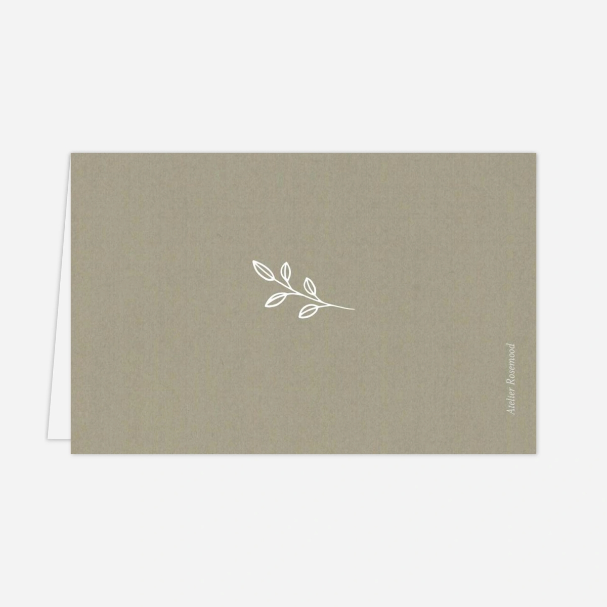 Platzkarte Hochzeit Glanz der Natur