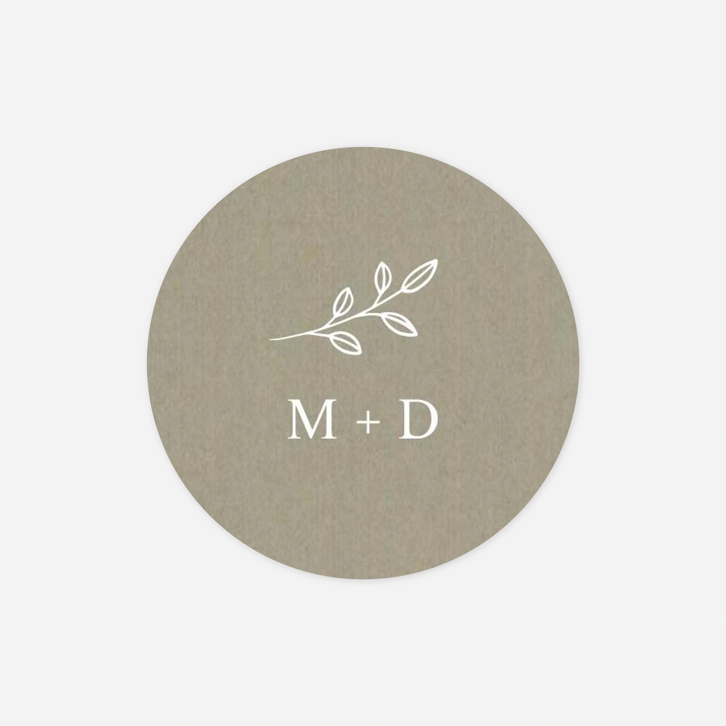 Geschenkaufkleber Hochzeit Glanz der Natur