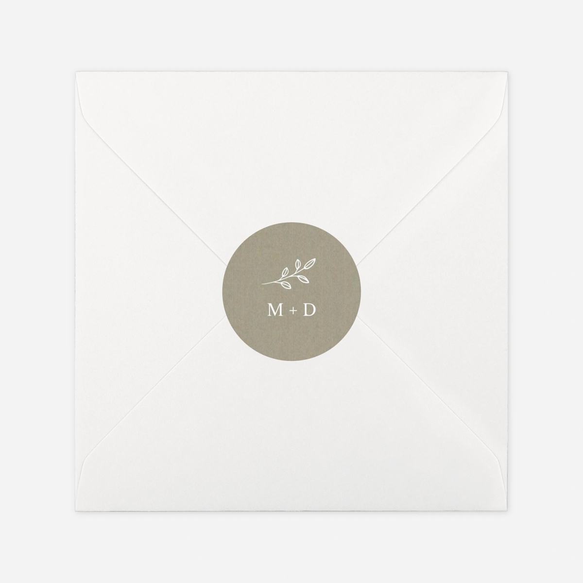 Geschenkaufkleber Hochzeit Glanz der Natur