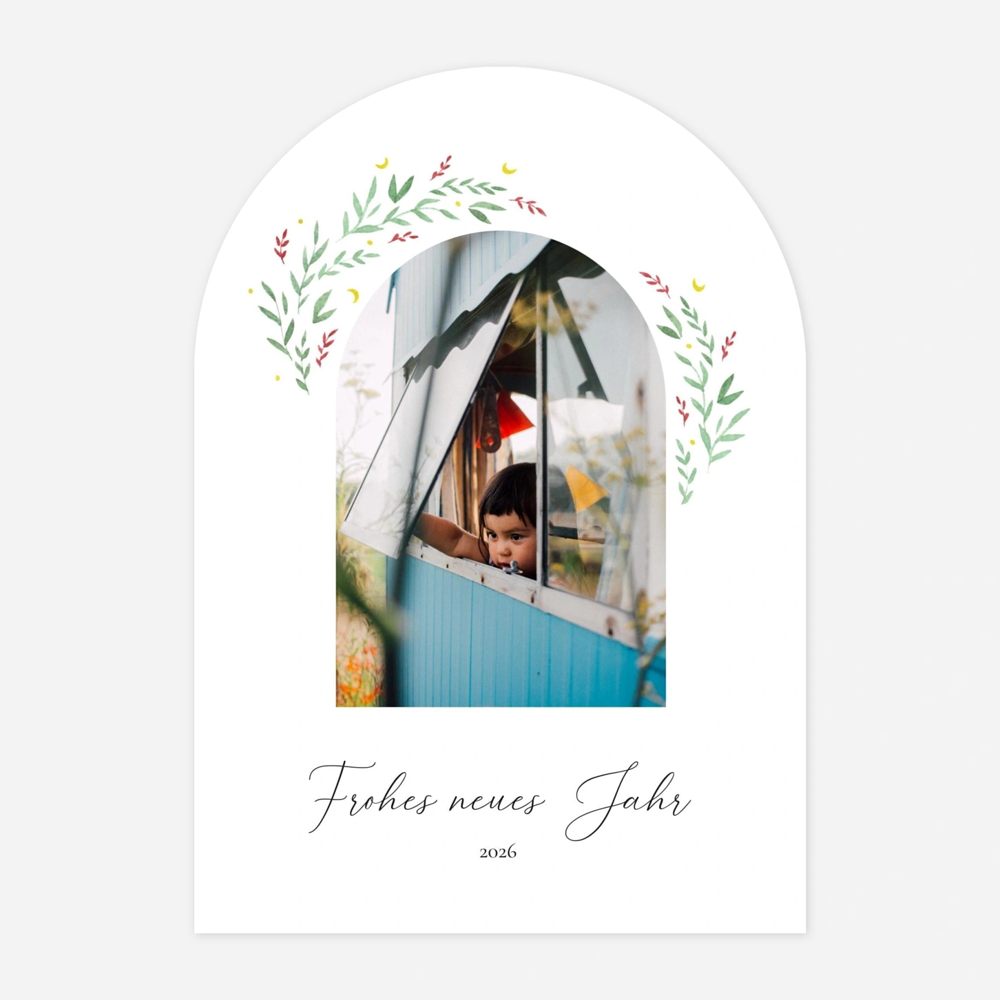 Weihnachtskarte Geborgen