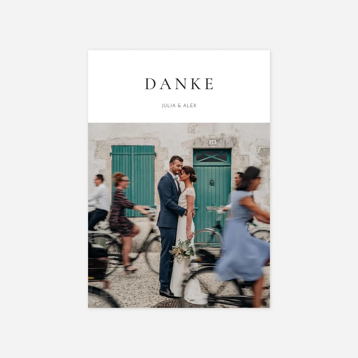 Dankeskarte Hochzeit Gemeinsam