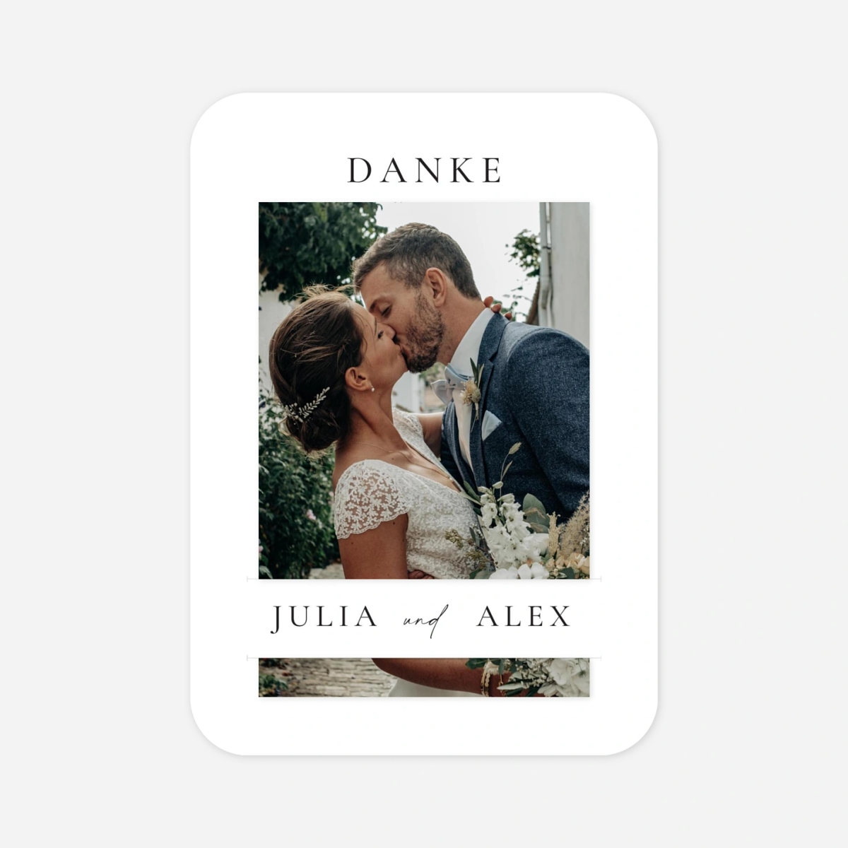 Dankeskarte Hochzeit Gemeinsam