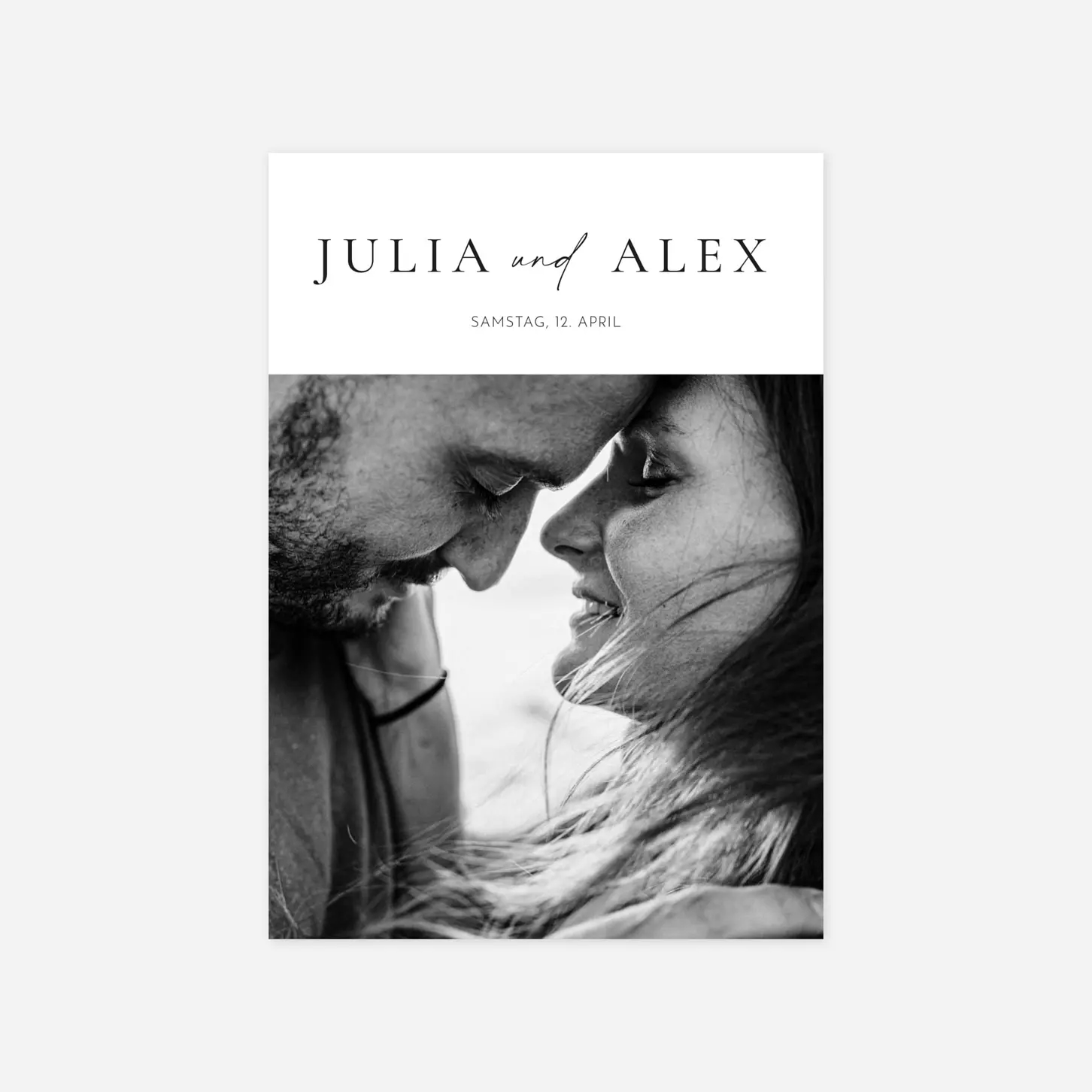 Hochzeitseinladung Gemeinsam