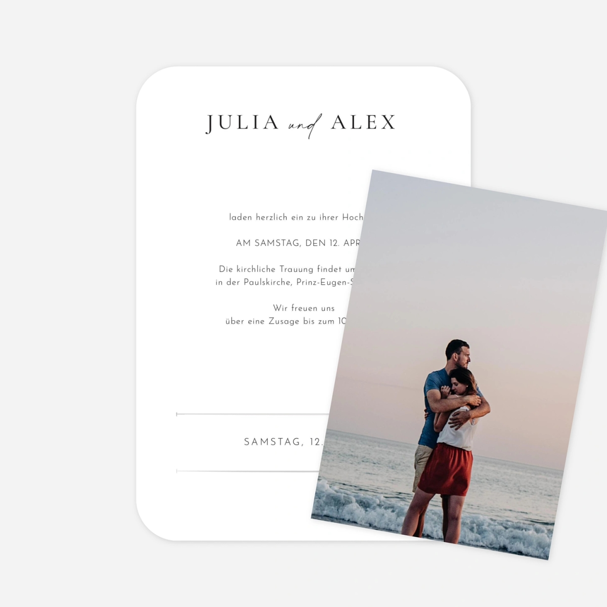 Hochzeitseinladung Gemeinsam