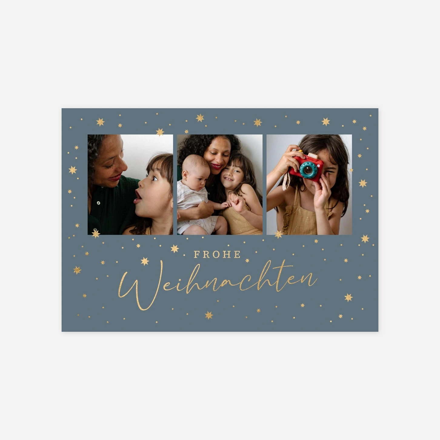 Weihnachtskarte Glitzertraum