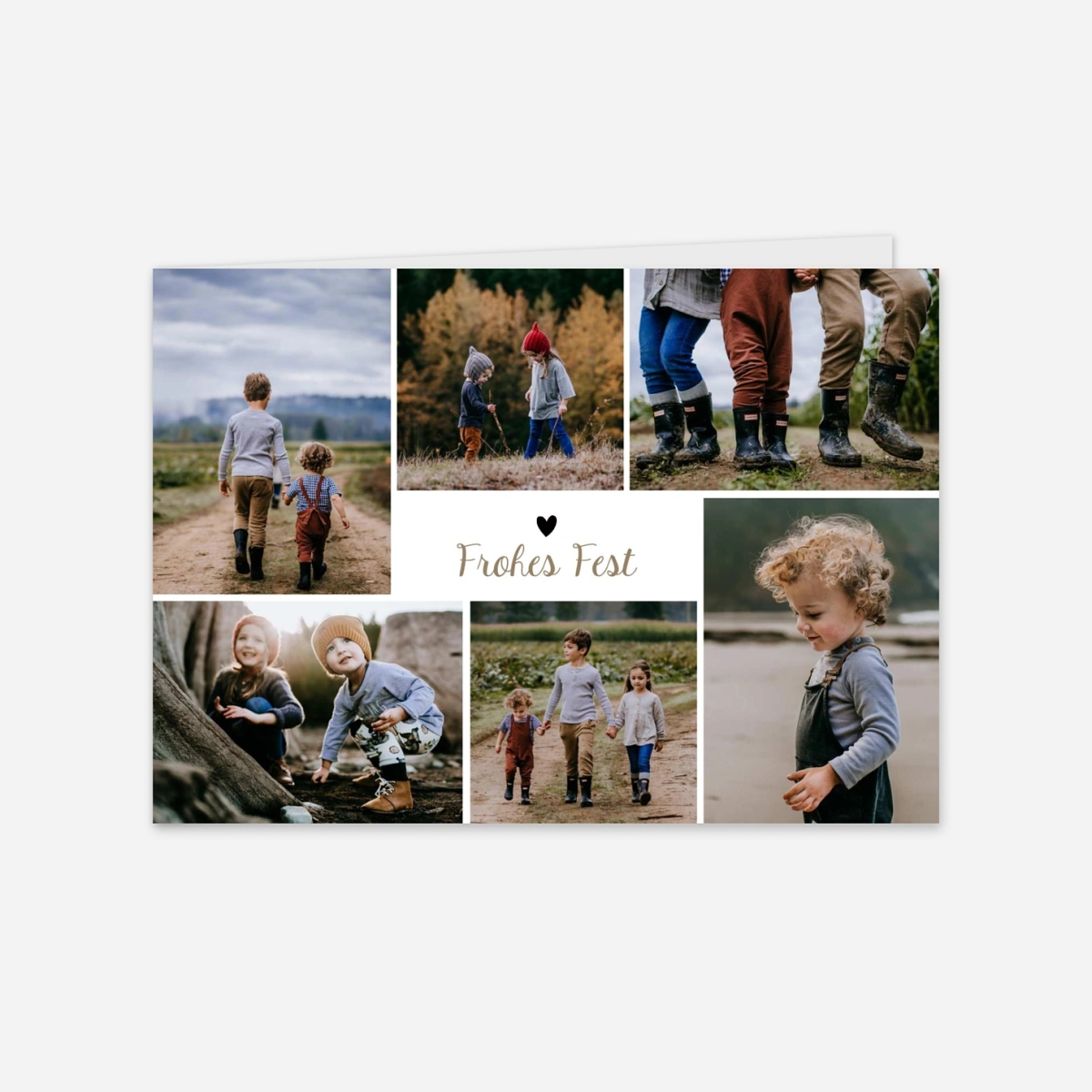 Weihnachtskarte Glanzzeit