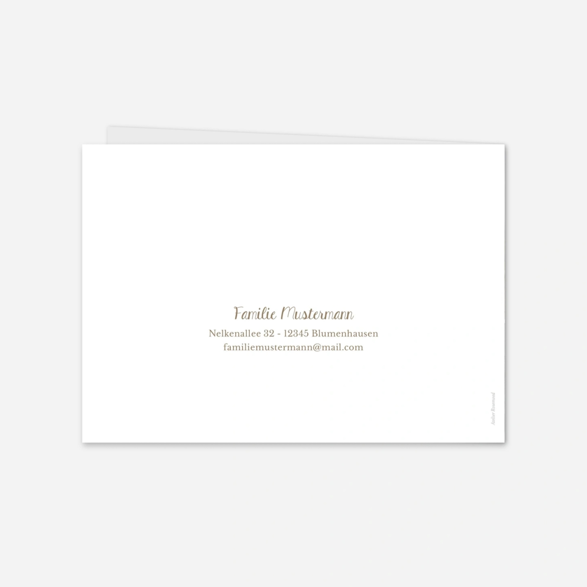 Weihnachtskarte Glanzzeit