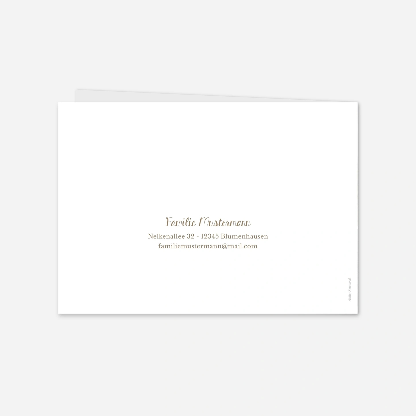 Weihnachtskarte Glanzzeit