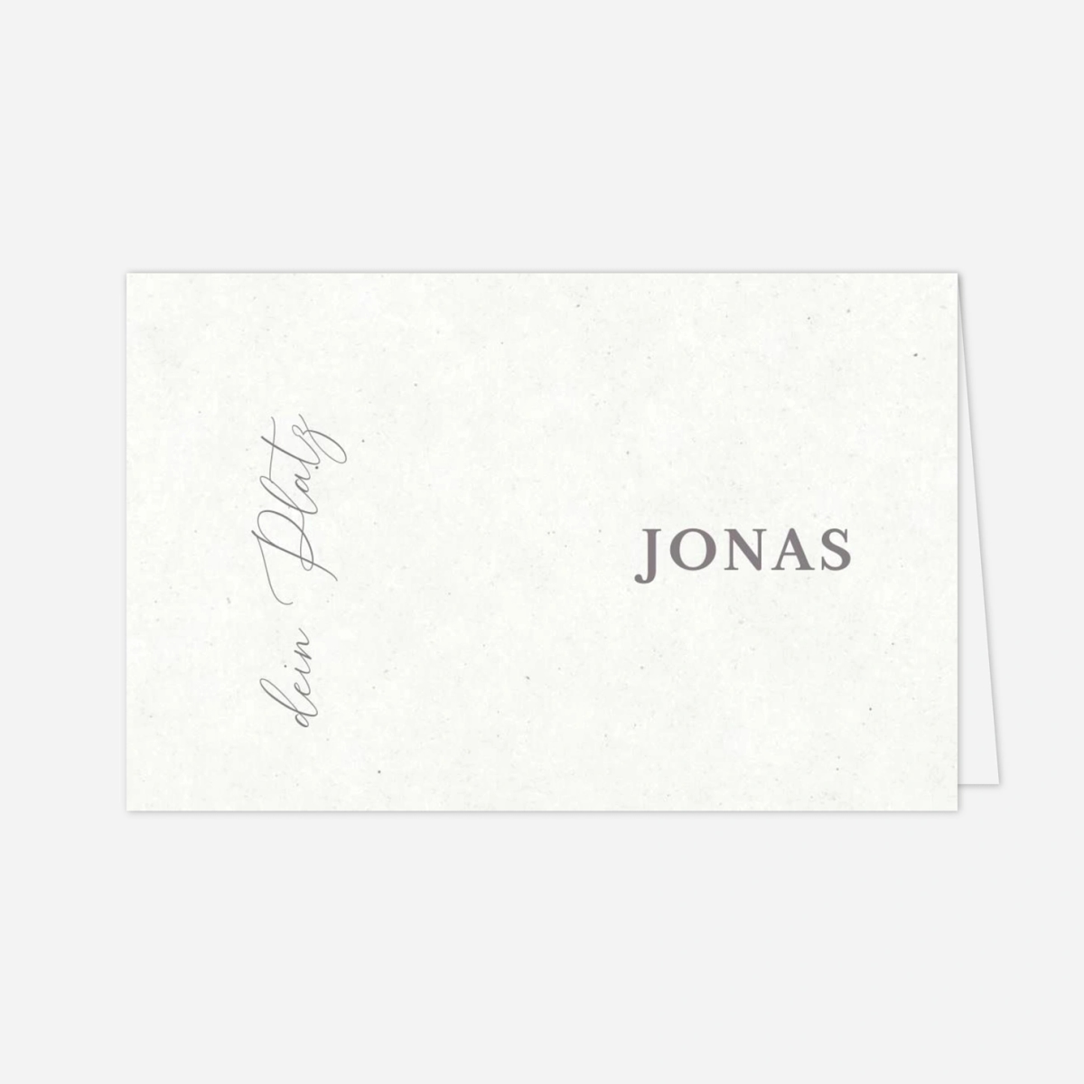 Platzkarte Hochzeit Gemeinsam Eins