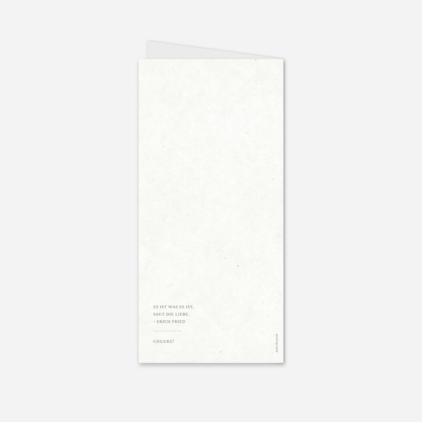 Menükarte Hochzeit Gemeinsam Eins