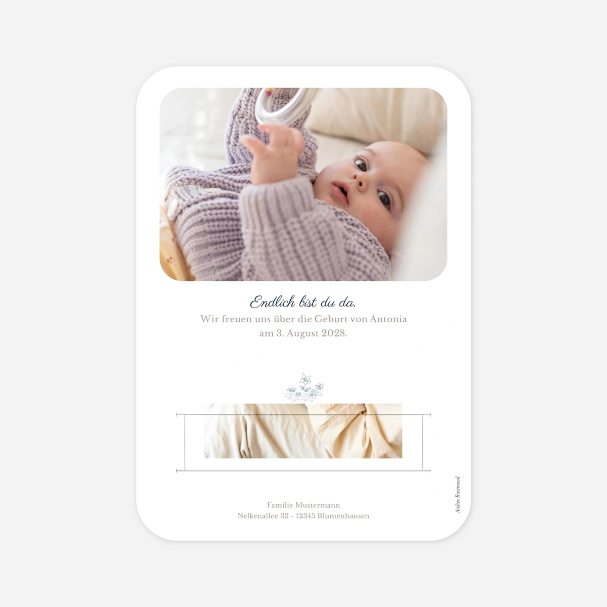 Geburtskarte Gutenachtgeschichte