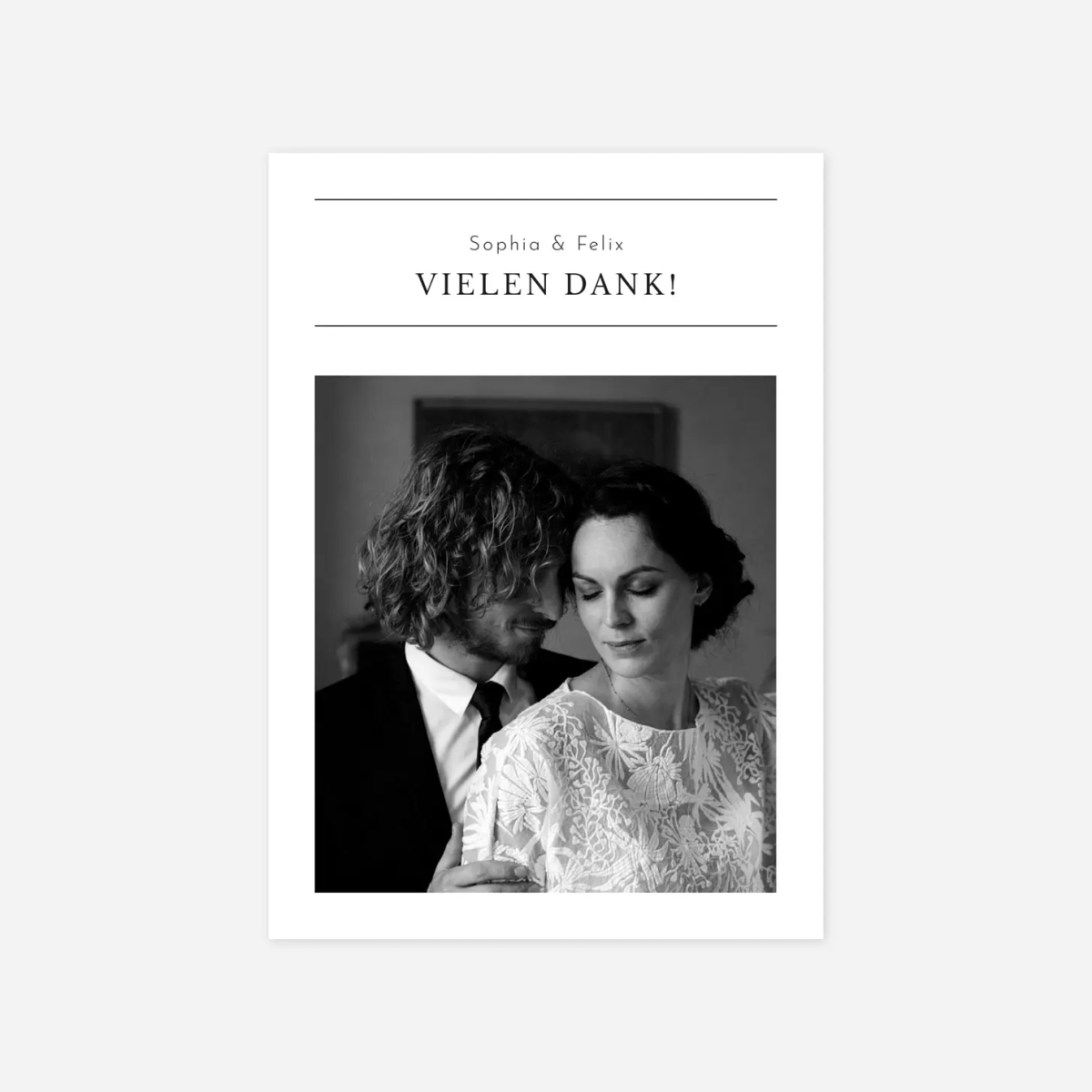 Dankeskarte Hochzeit Großes Ereignis
