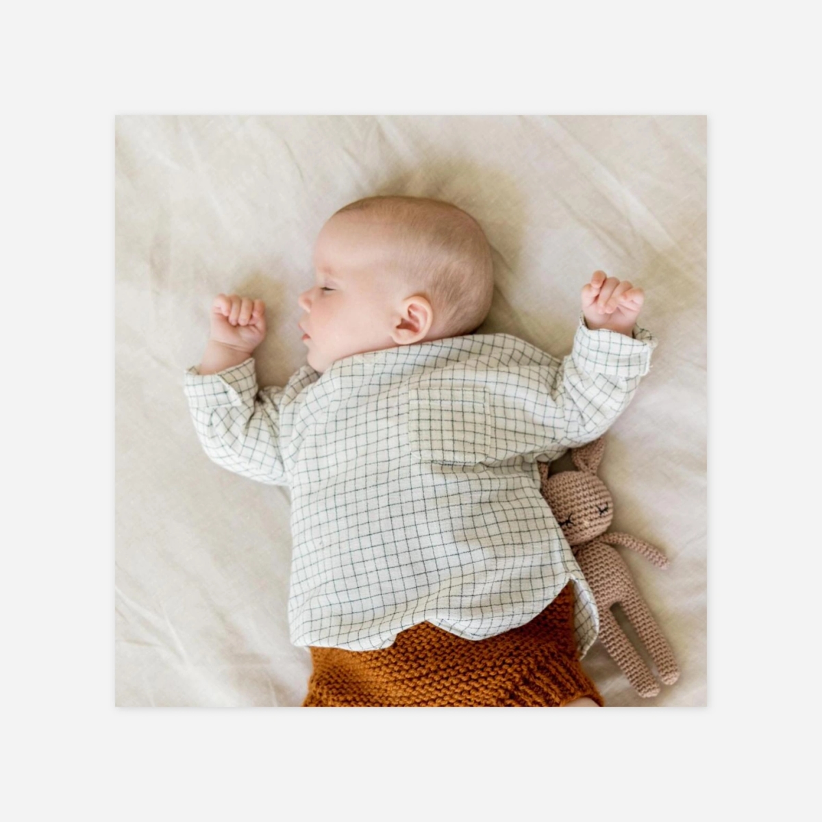 Dankeskarte Geburt Green Family