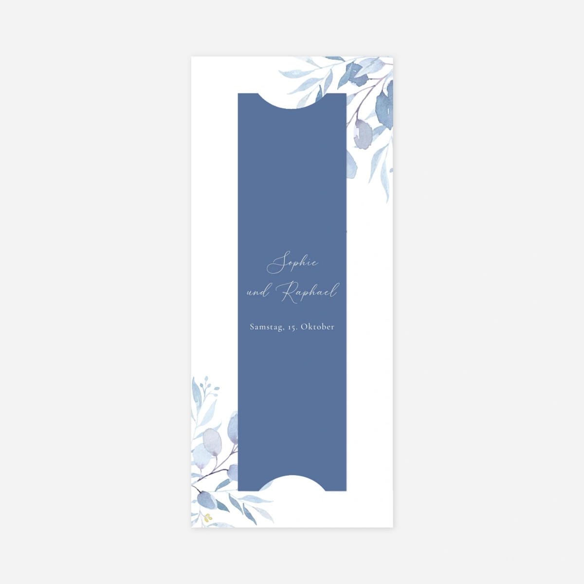 Hochzeitseinladung Greenery Leaves