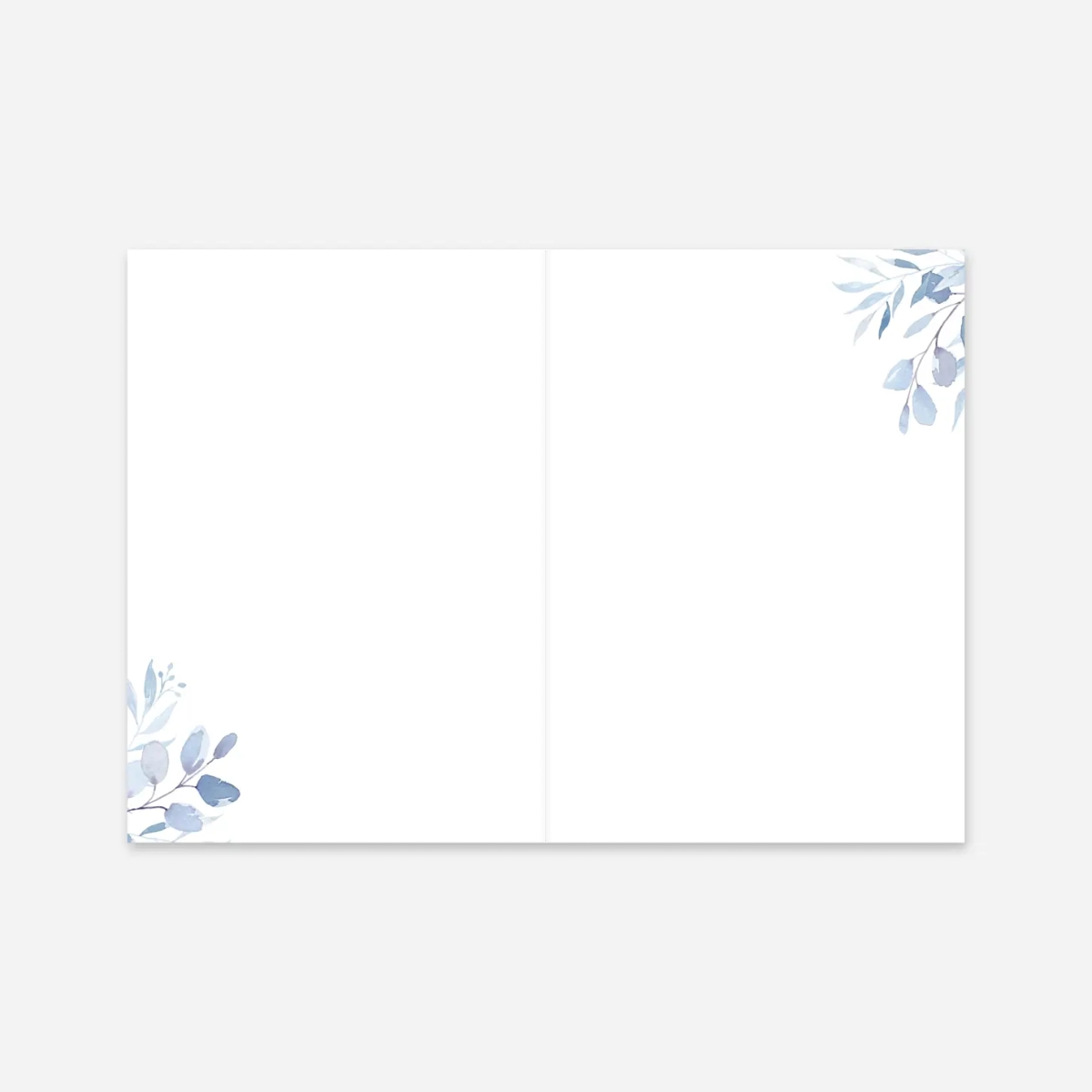 Kirchenheft Hochzeit Greenery Leaves