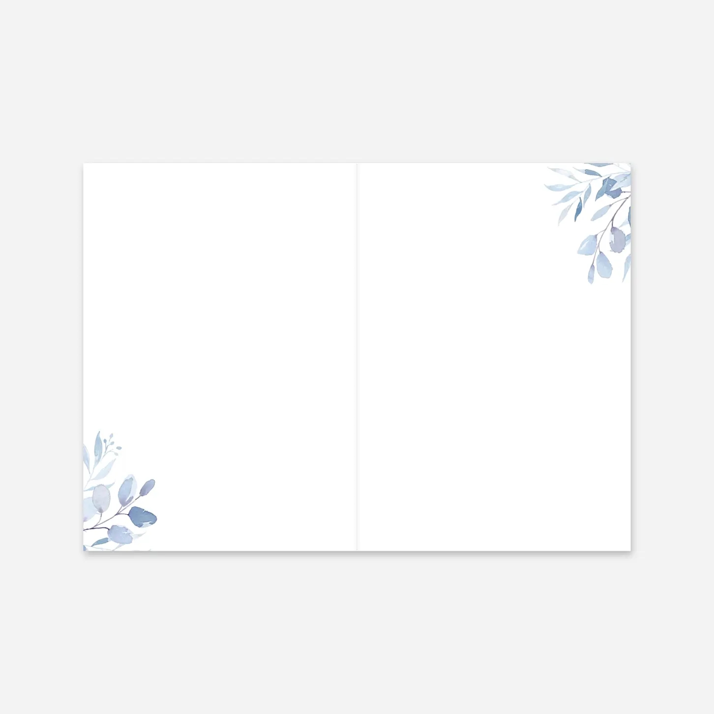 Kirchenheft Hochzeit Greenery Leaves