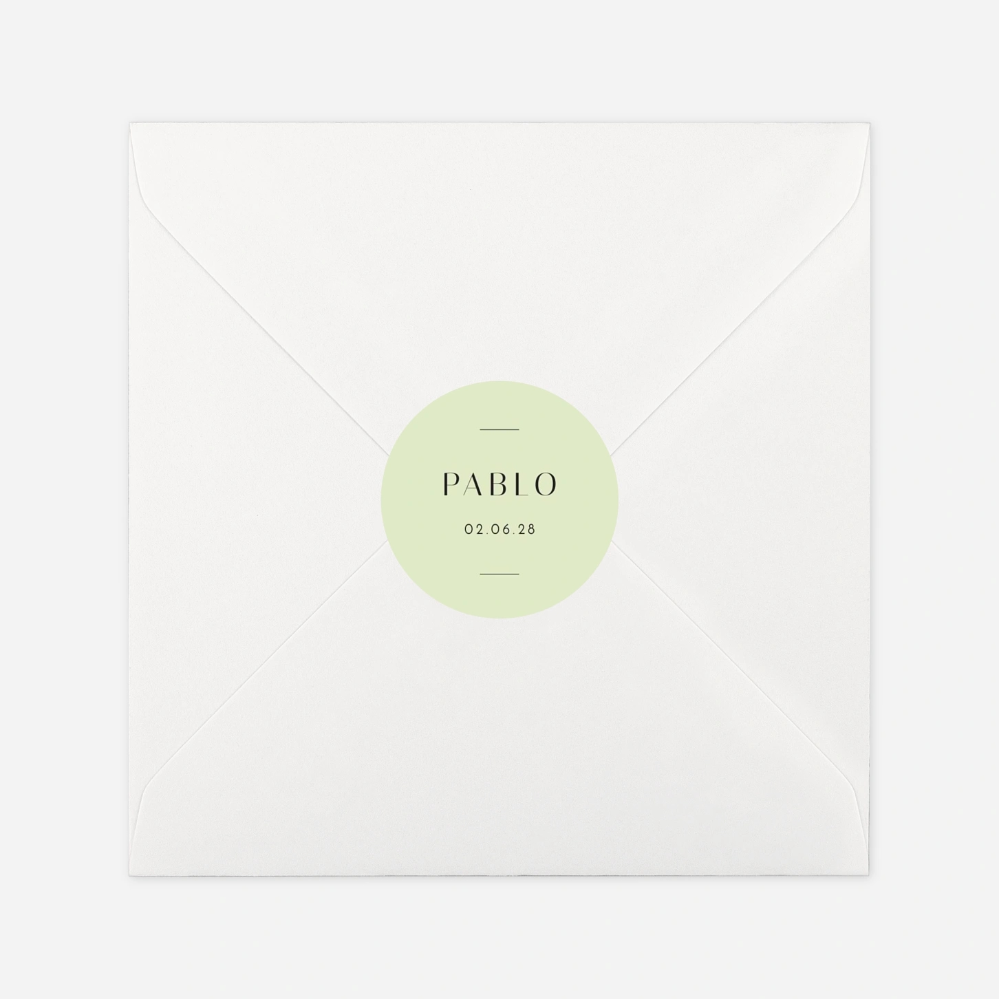 Aufkleber (Gastgeschenk) Grafische Piktogramme