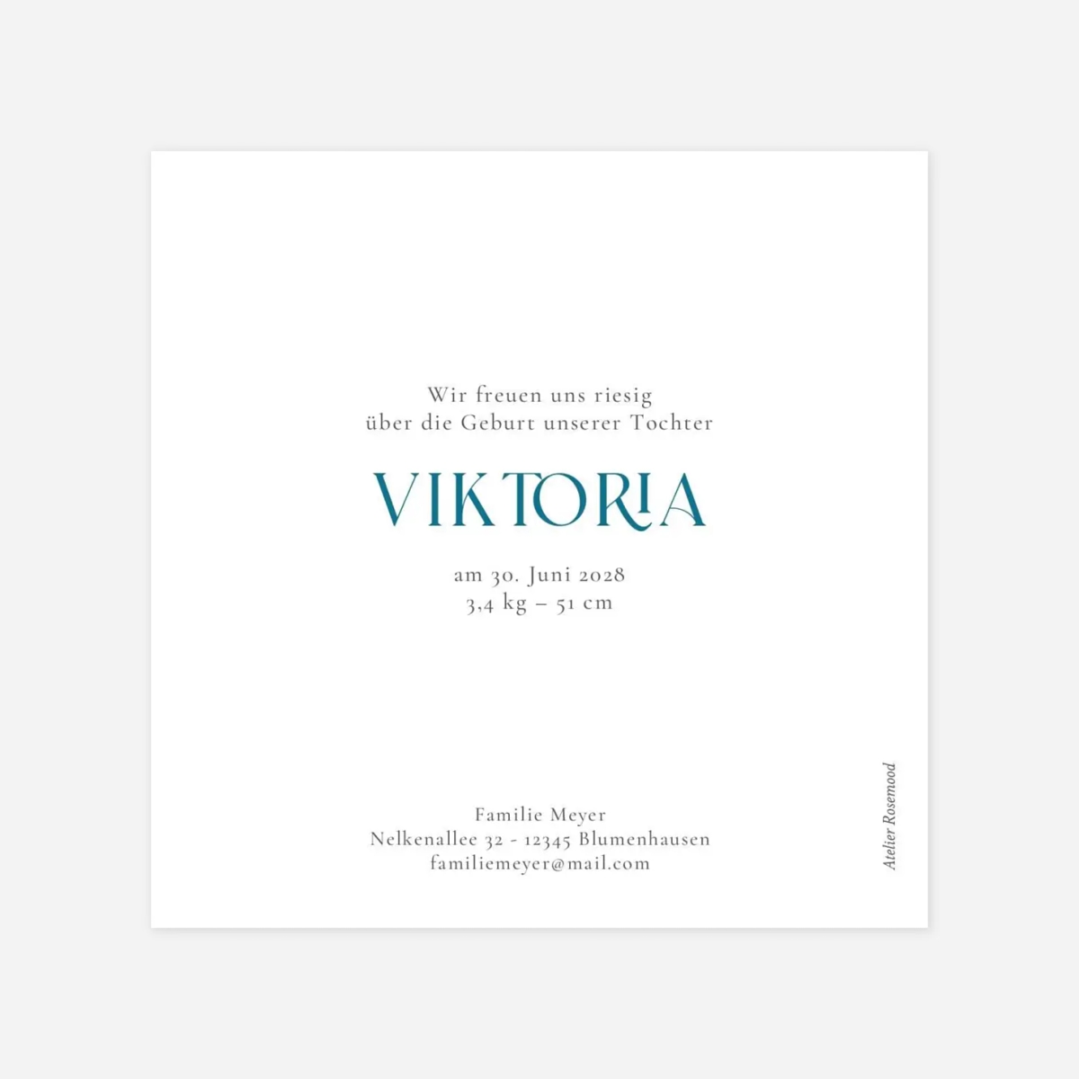 Dankeskarte Geburt Großer Stolz