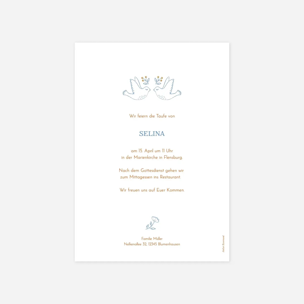 Taufeinladung Gute Nachricht