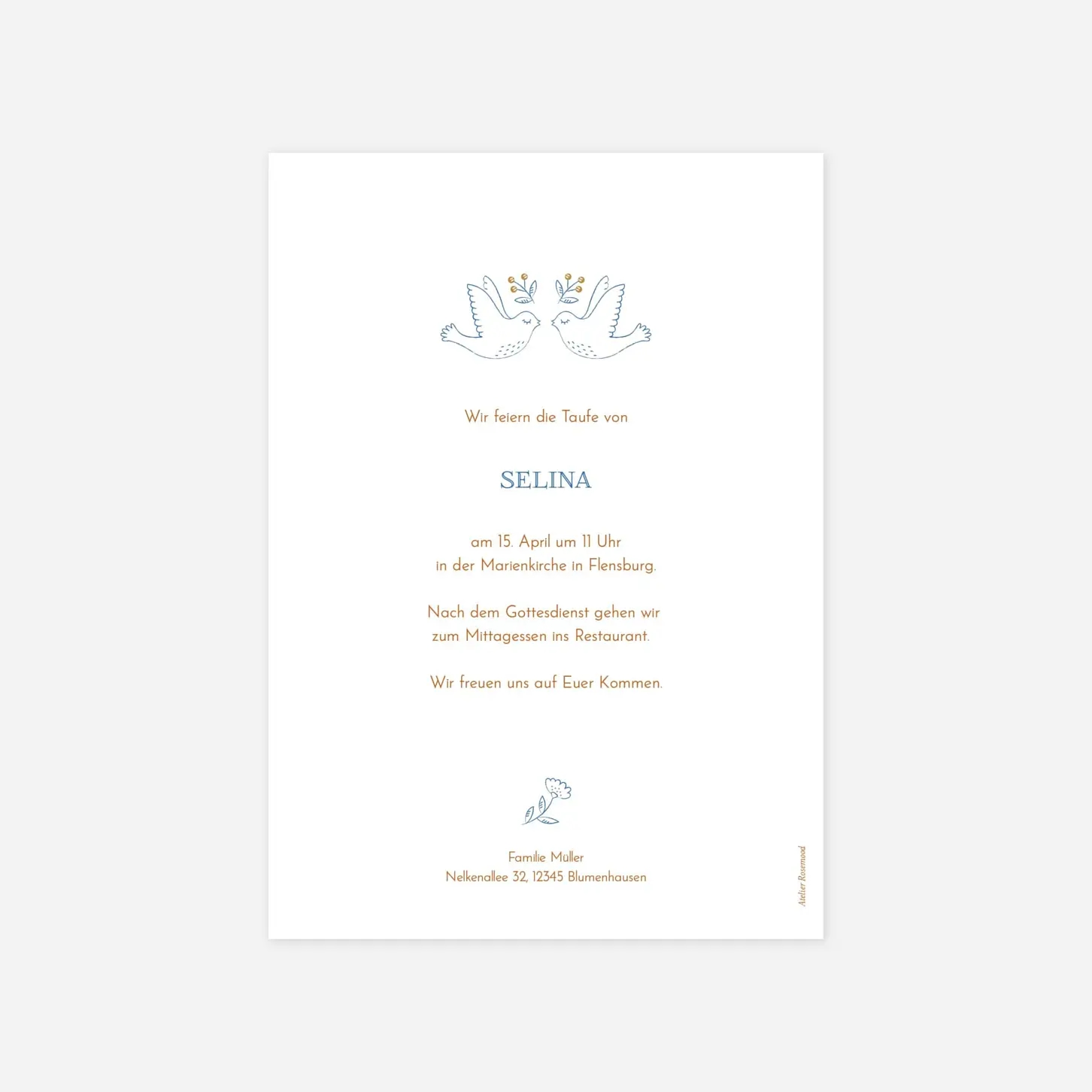 Taufeinladung Gute Nachricht