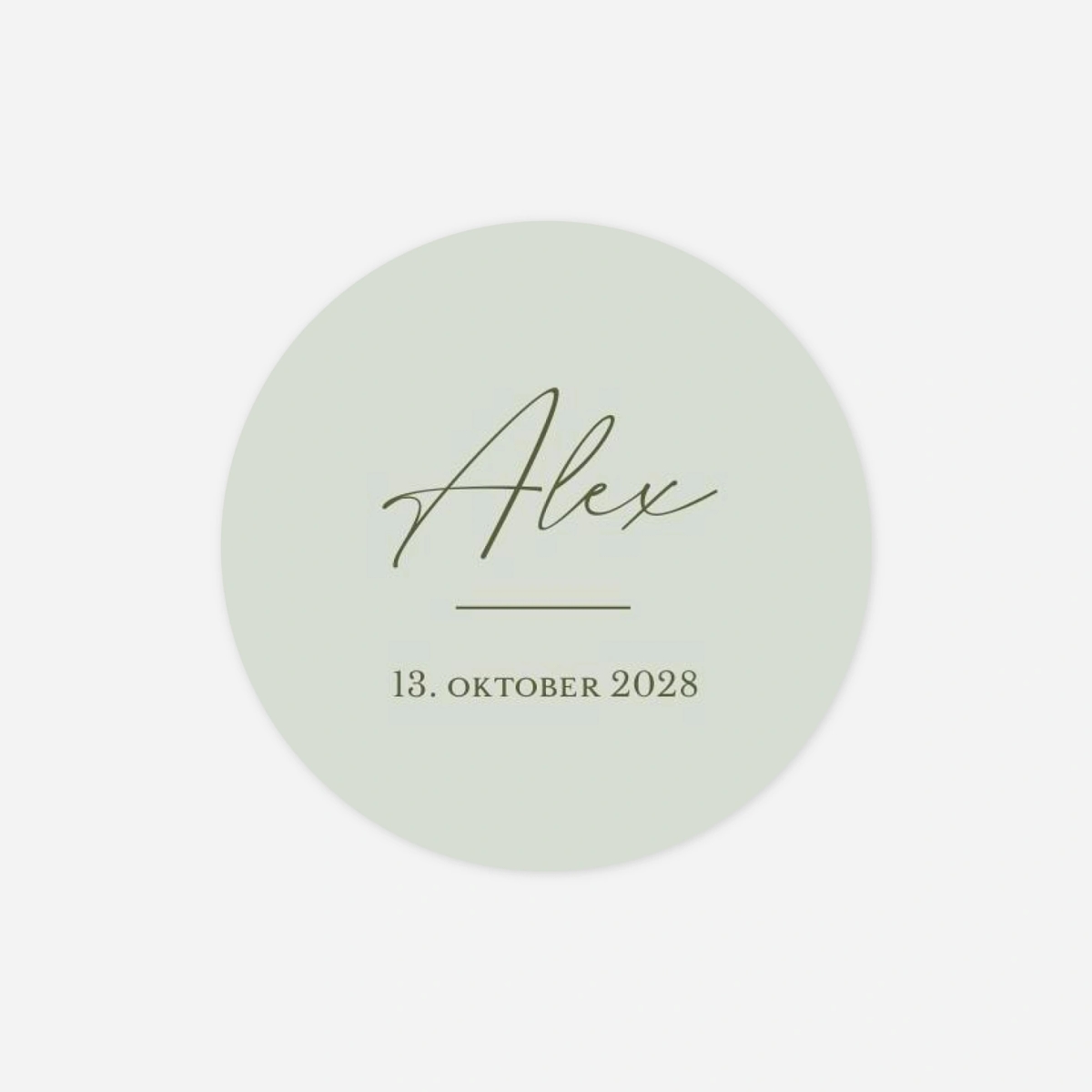 Aufkleber (Gastgeschenk) Heartglow