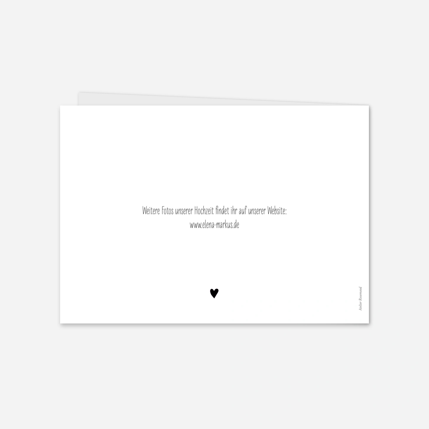Dankeskarte Hochzeit Herzensbilder