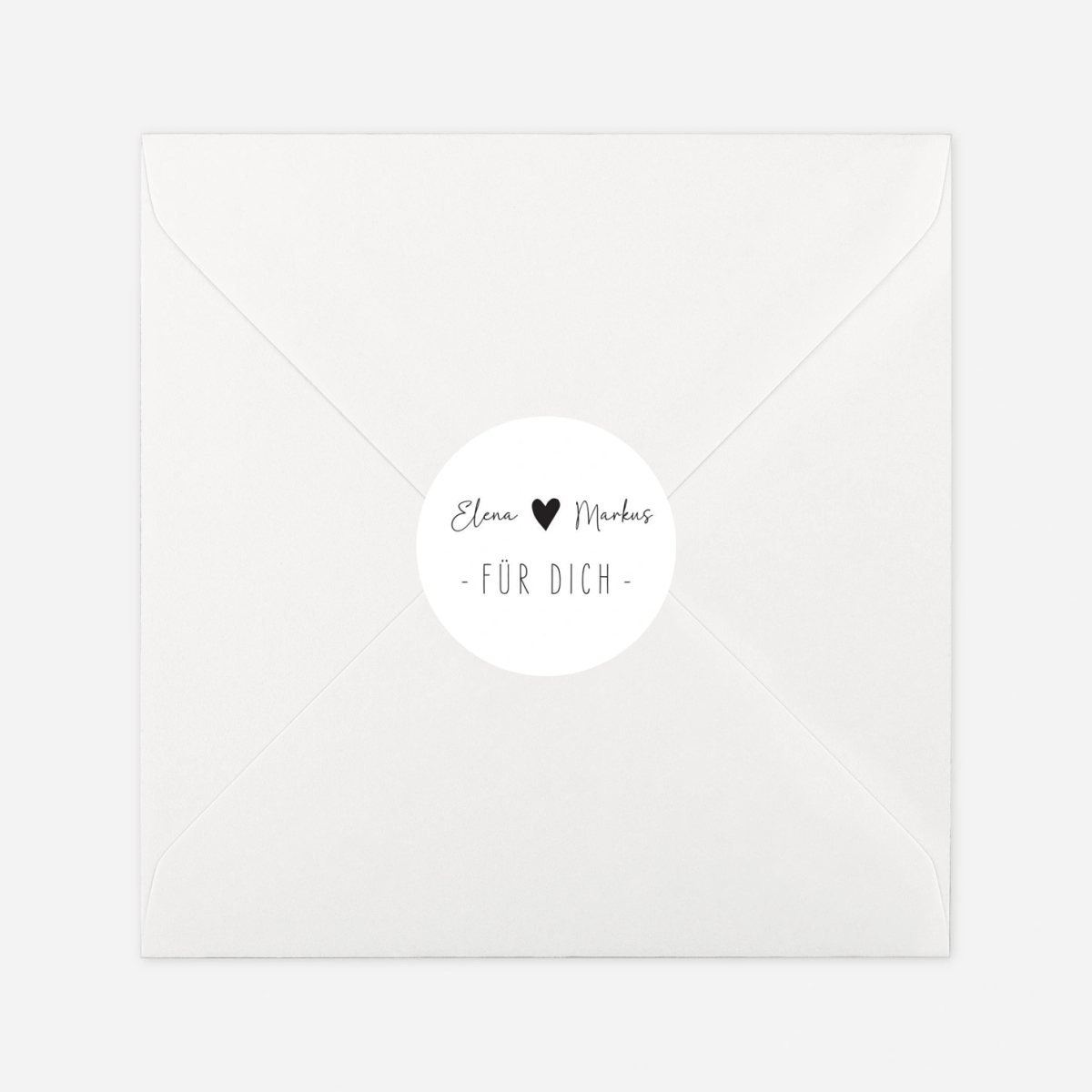 Geschenkaufkleber Hochzeit Herzensbilder