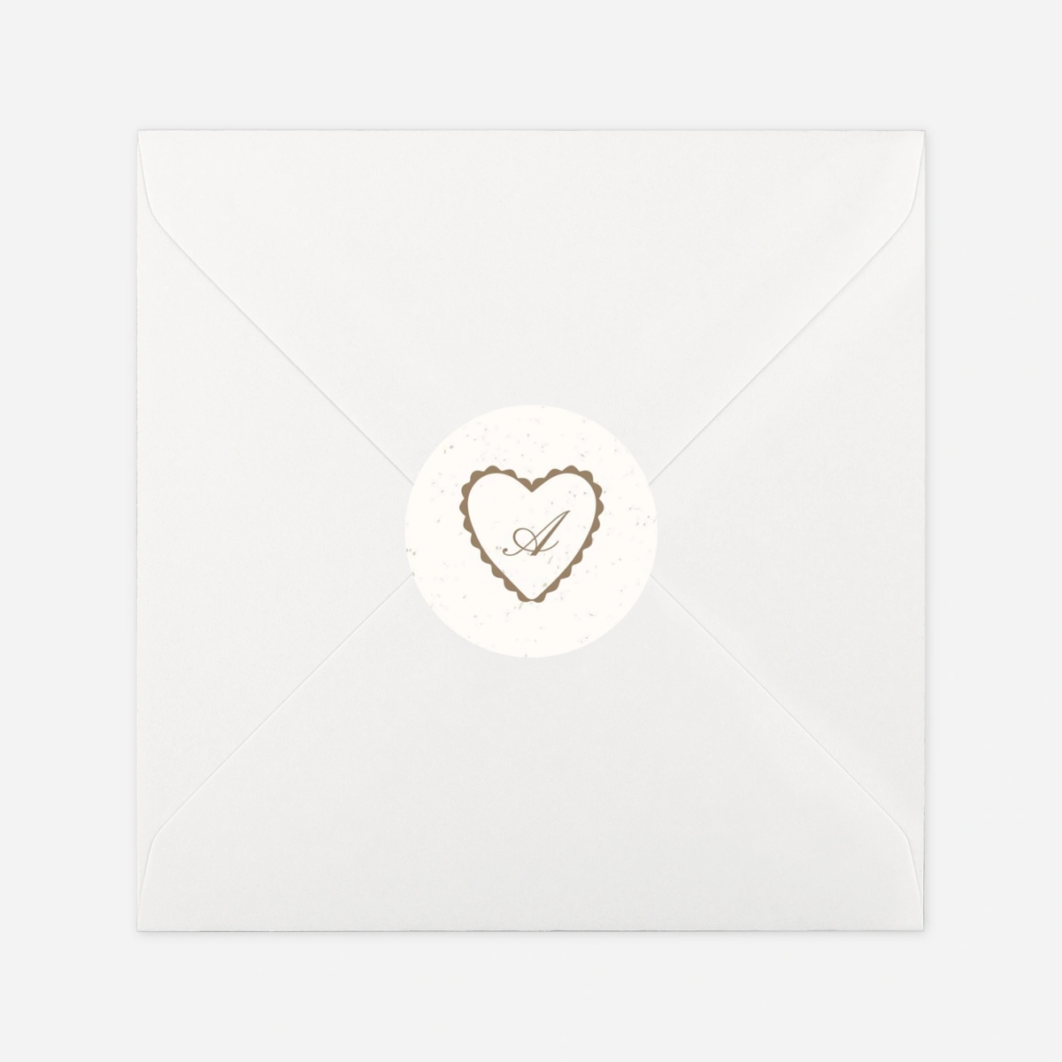 Aufkleber (Gastgeschenk) Herzenspost