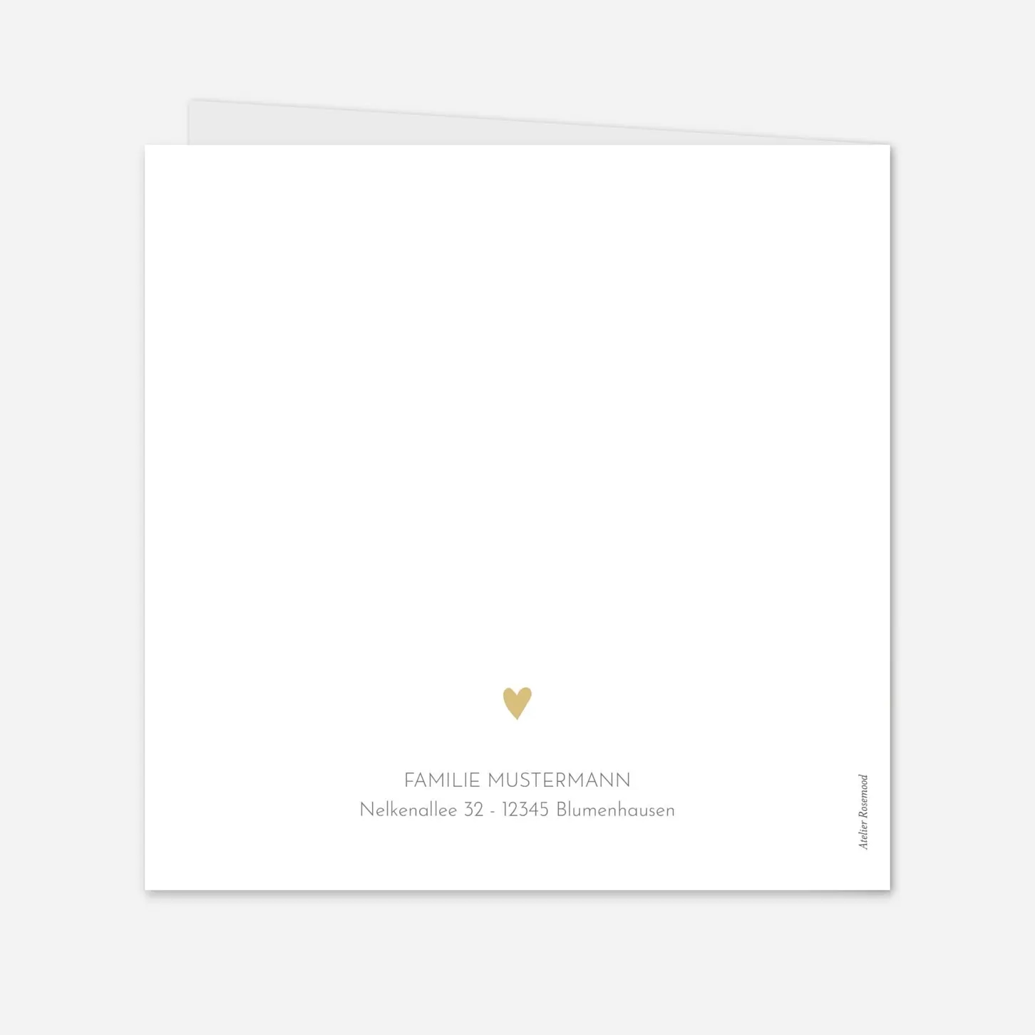 Geburtskarte Herzchen