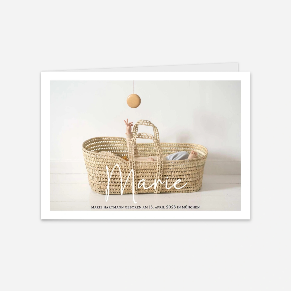 Geburtskarte Herzenswunder