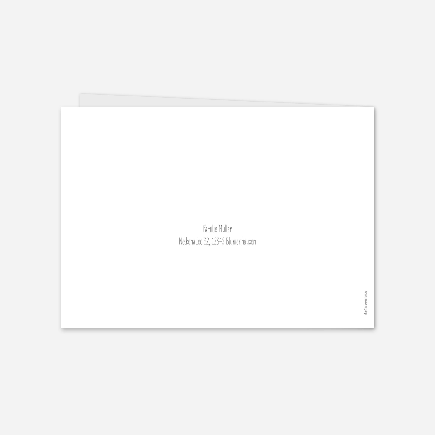 Taufeinladung Getauft & gesegnet