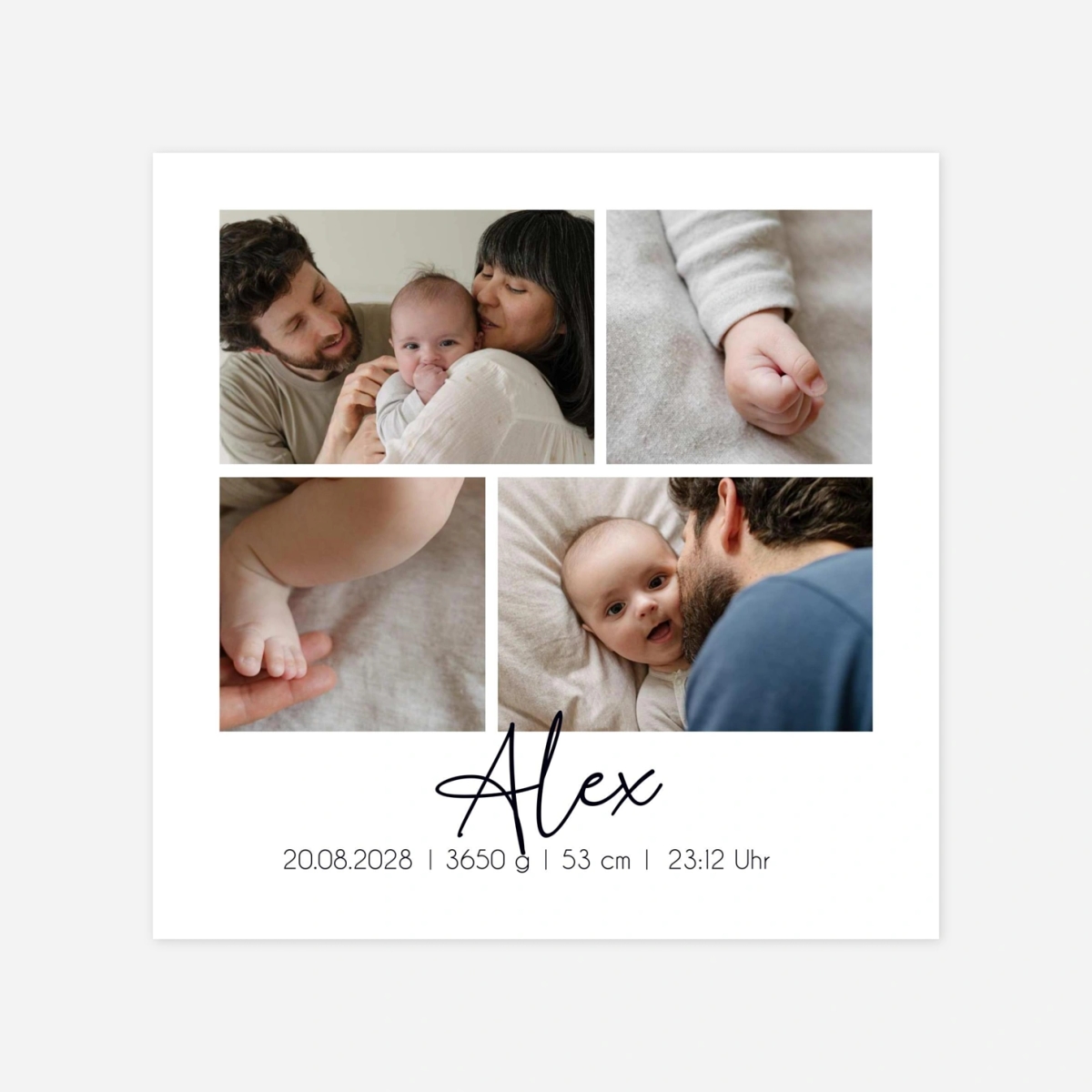 Geburtskarte Himmelsgeschenk