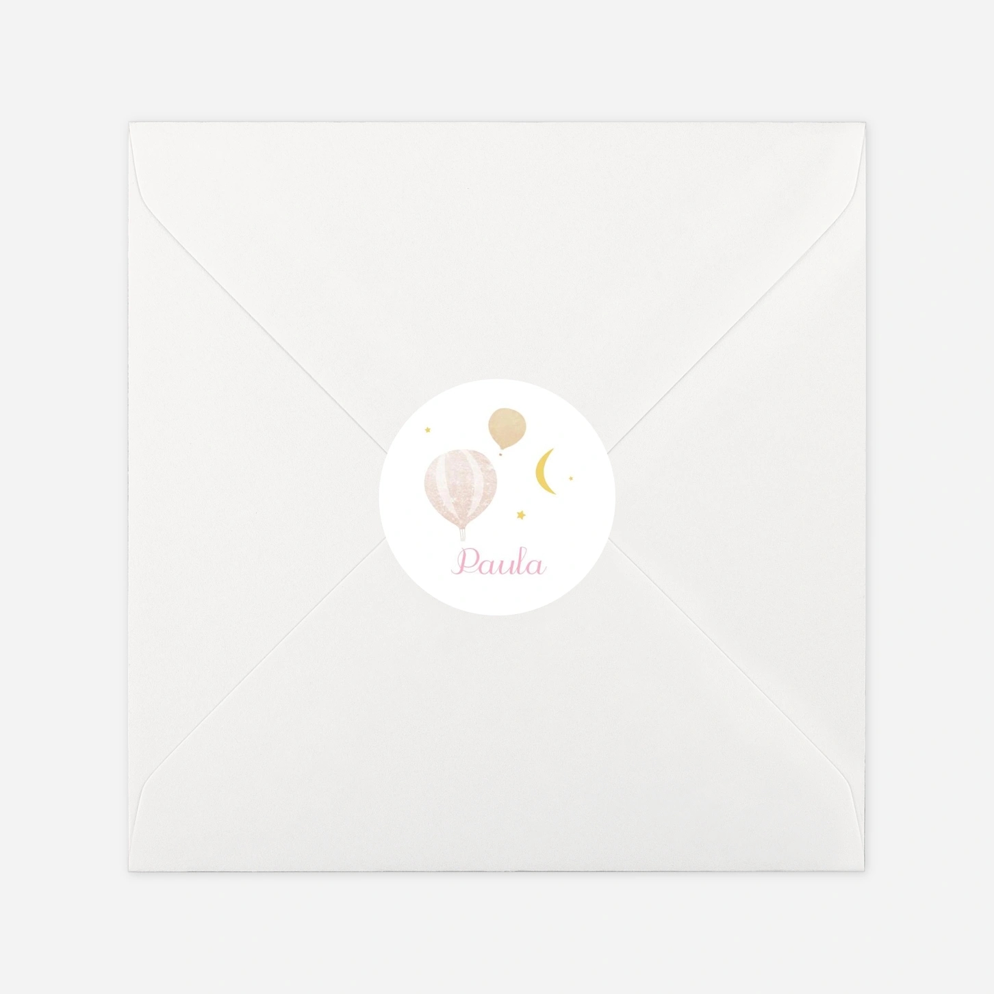 Aufkleber (Gastgeschenk) Heissluftballons