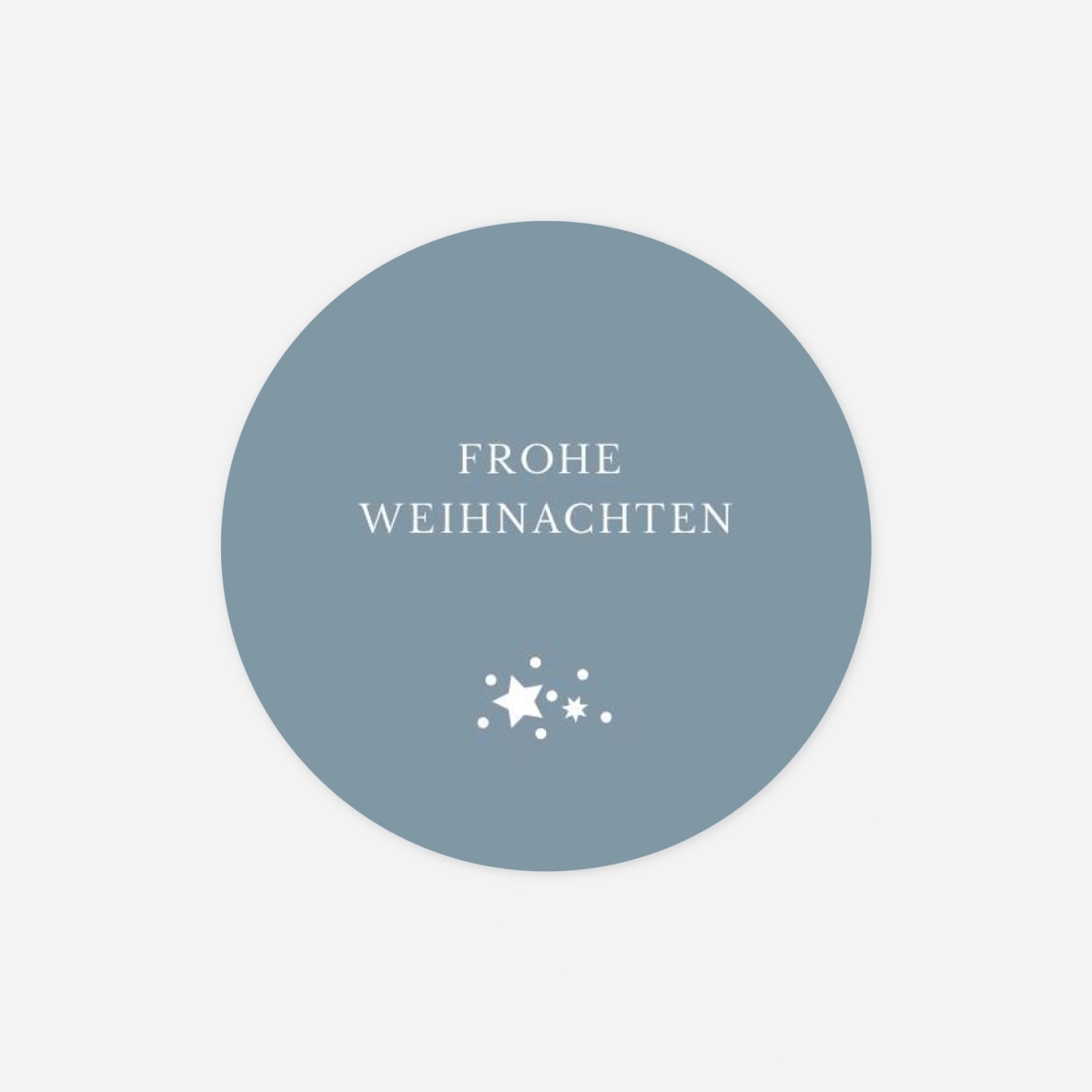 Geschenkaufkleber Weihnachten Himmelszauber