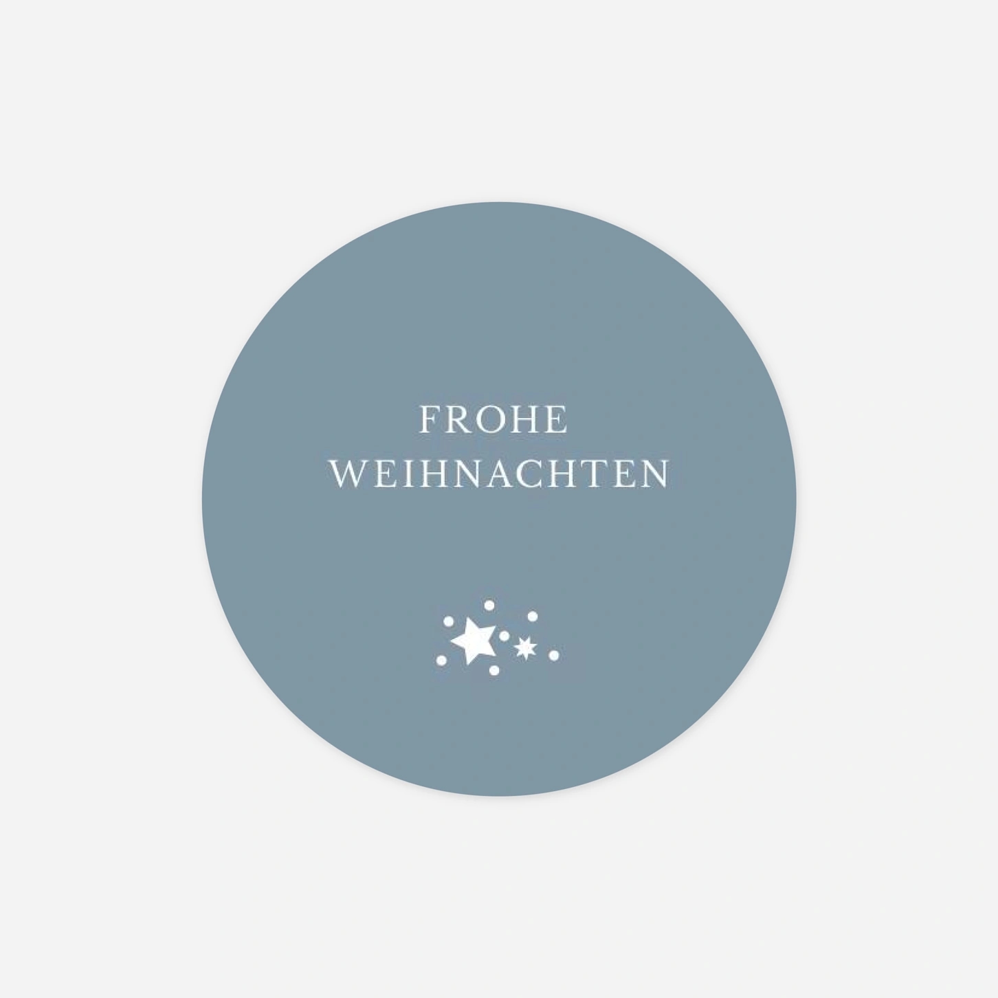 Geschenkaufkleber Weihnachten Himmelszauber