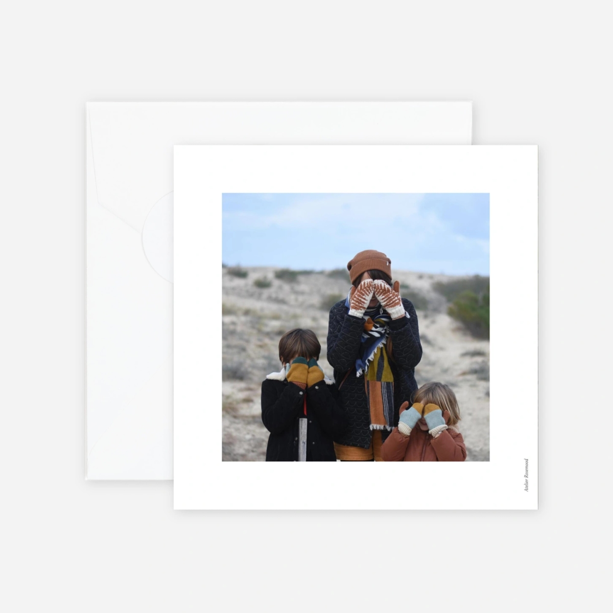 Weihnachtskarte Holiday Frame