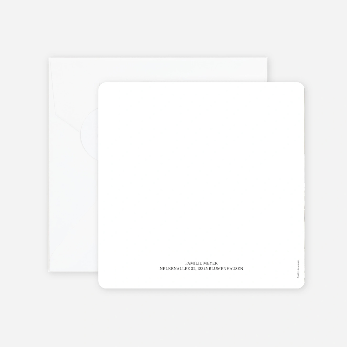 Geburtskarte Herzenscollage