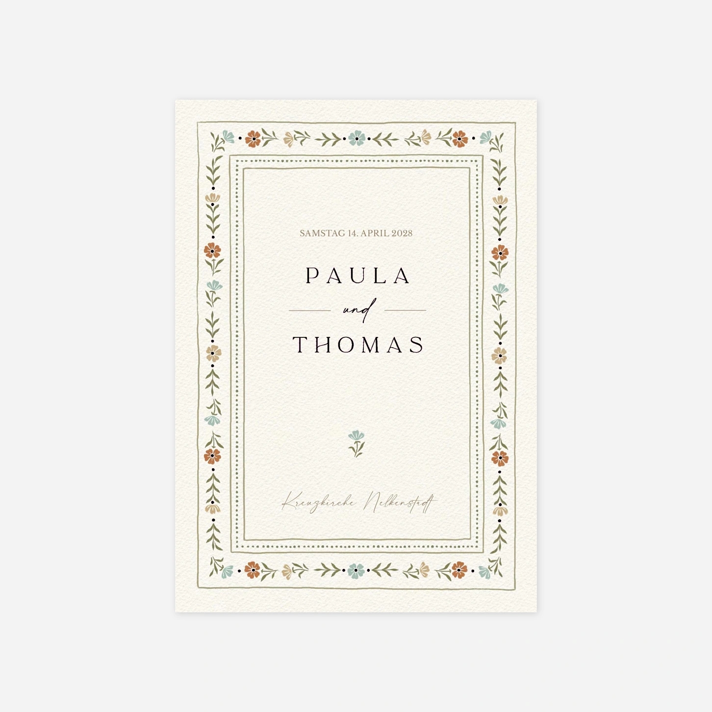 Hochzeitseinladung Im Grünen