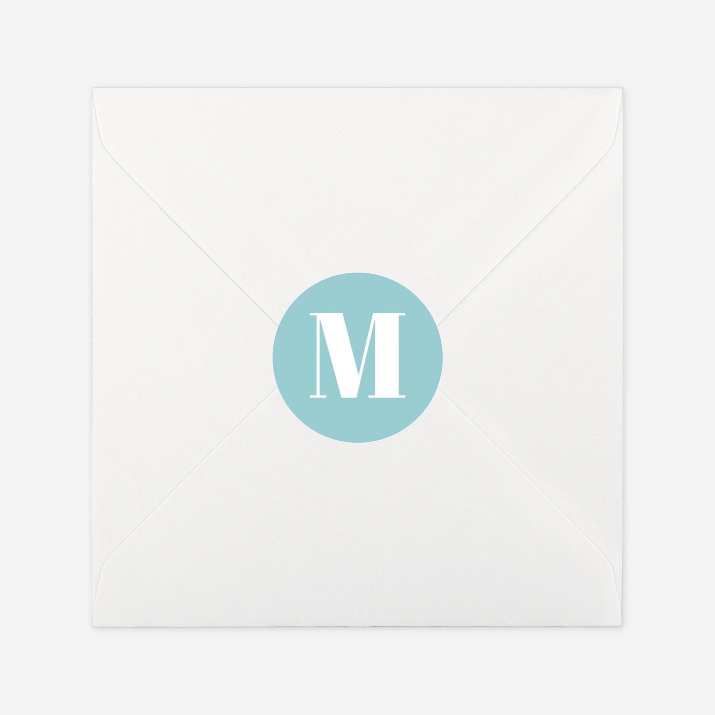 Aufkleber (Gastgeschenk) Initialen