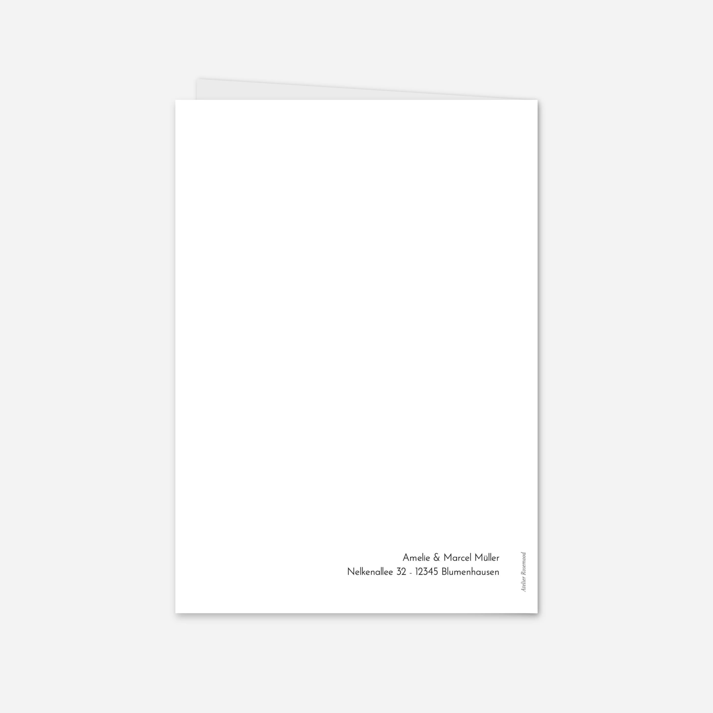 Weihnachtskarte Jahreswende