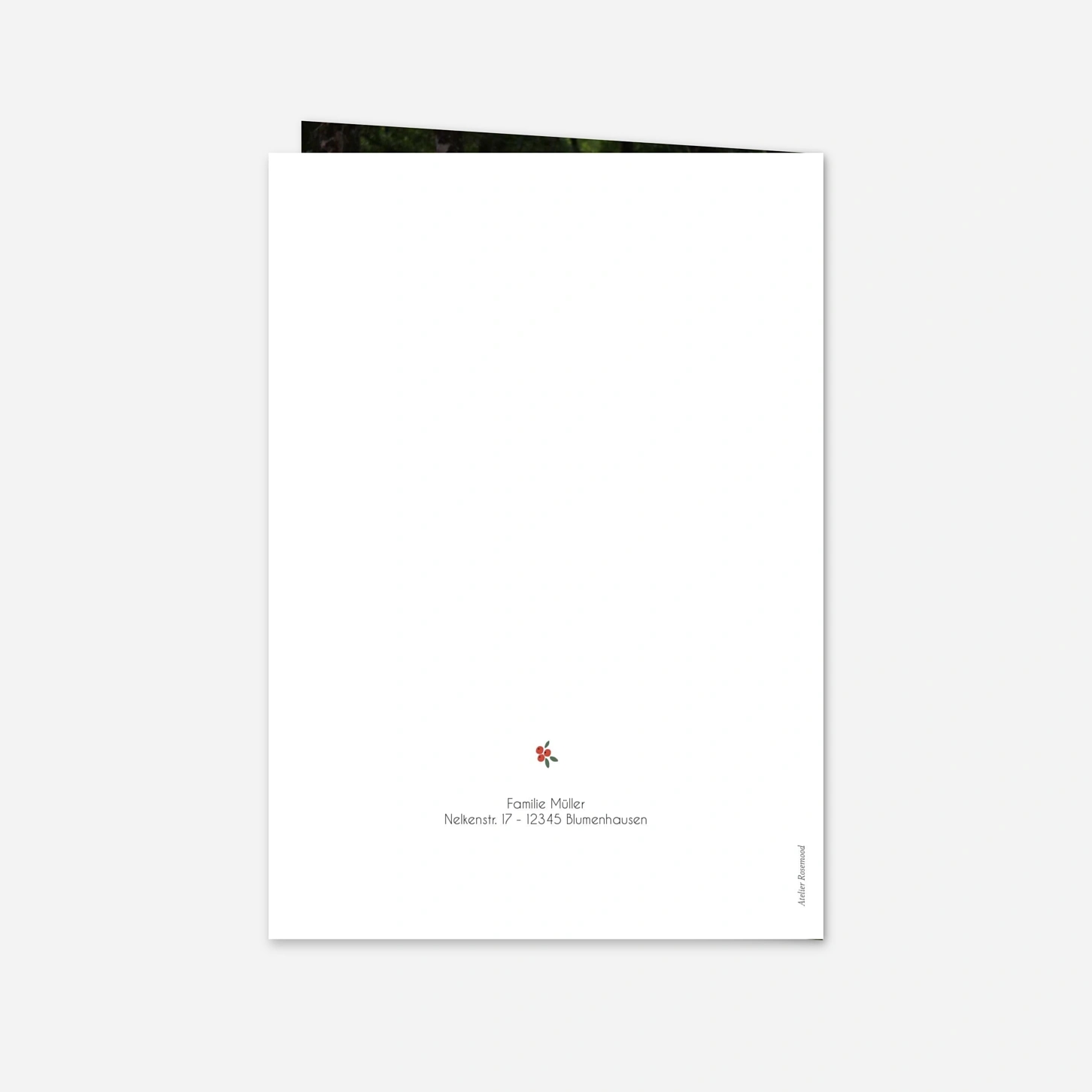 Weihnachtskarte Joyful Pattern