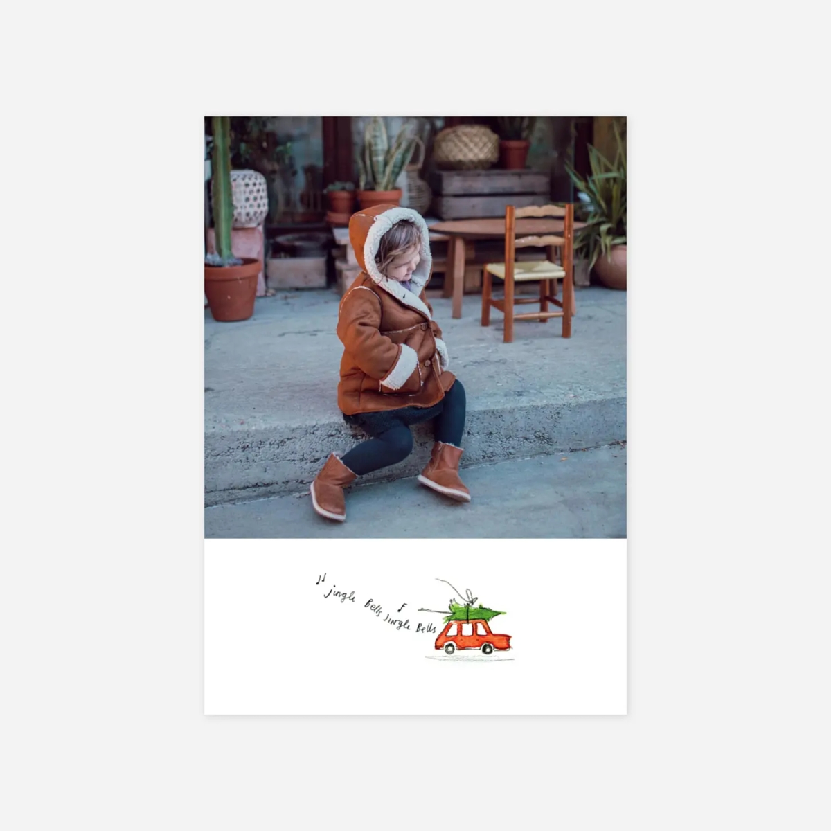 Weihnachtskarte Jingle Bells