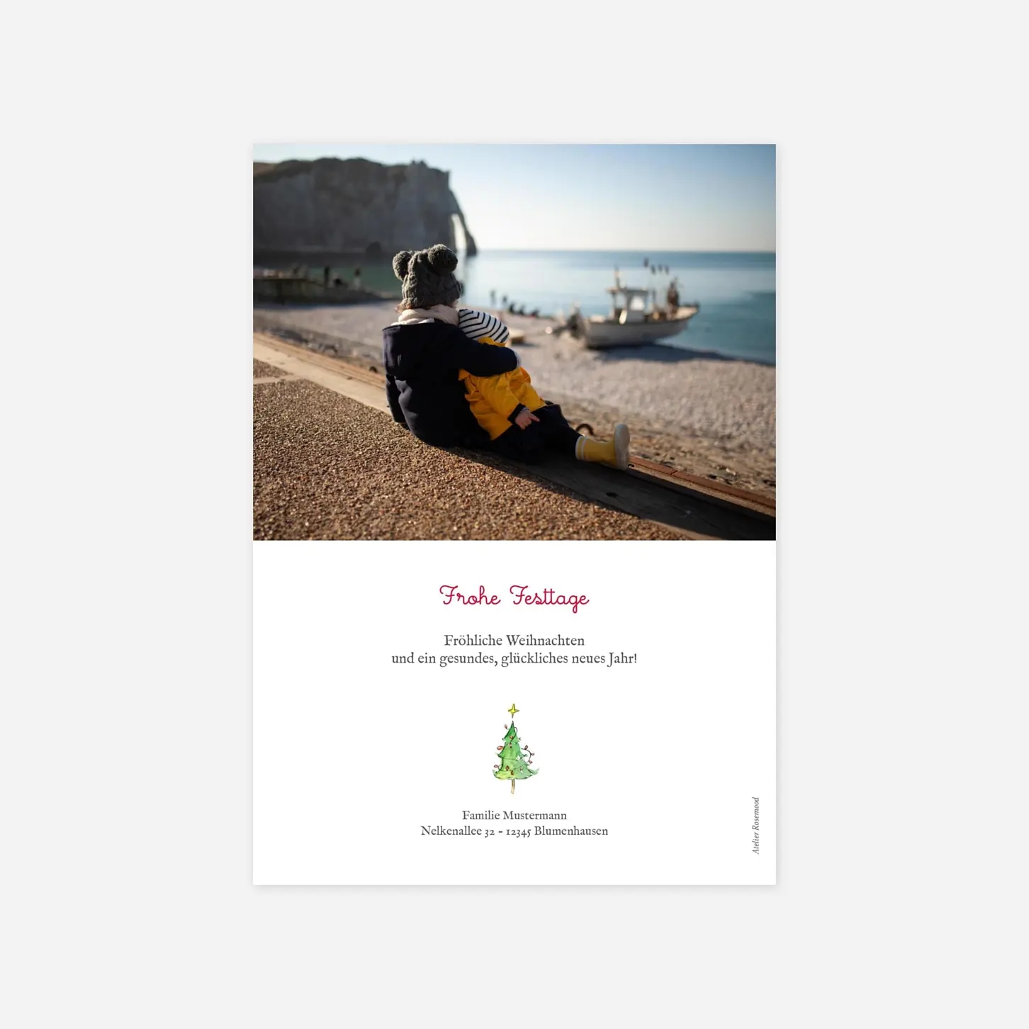 Weihnachtskarte Jingle Bells